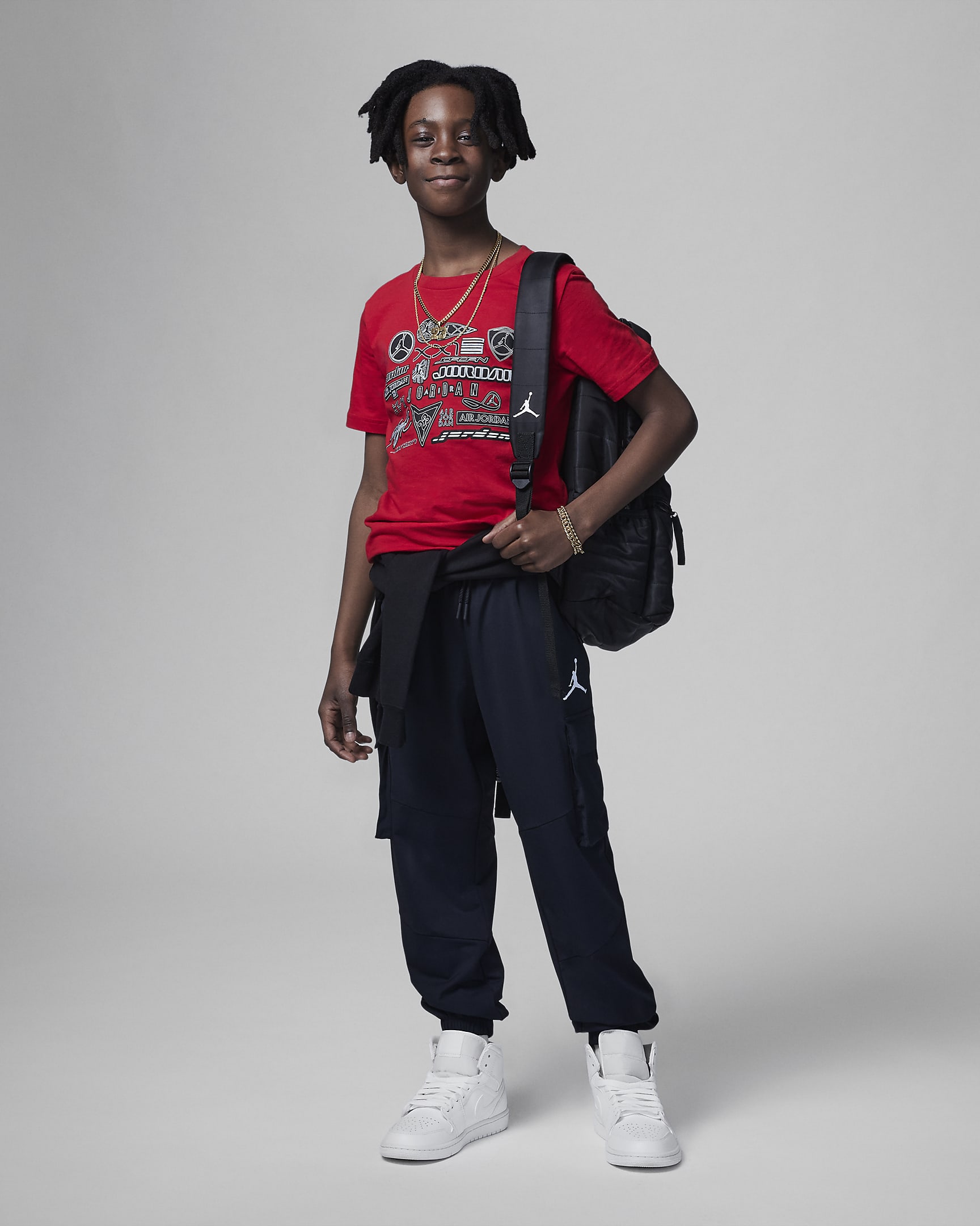 Jordan Core Logo Tee Big Kids' (Boys) T-Shirt. Nike.com