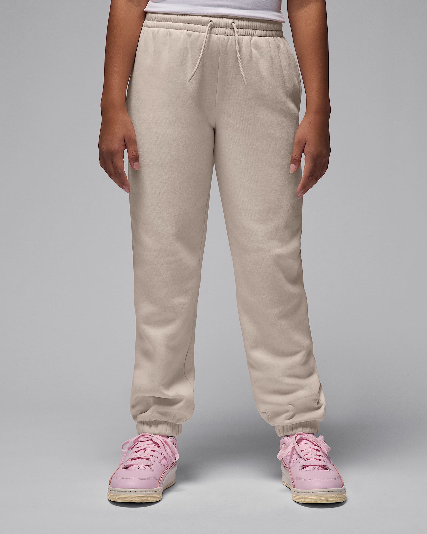 Jordan Brooklyn Fleece Big Kids' Pants - Legend Light Brown