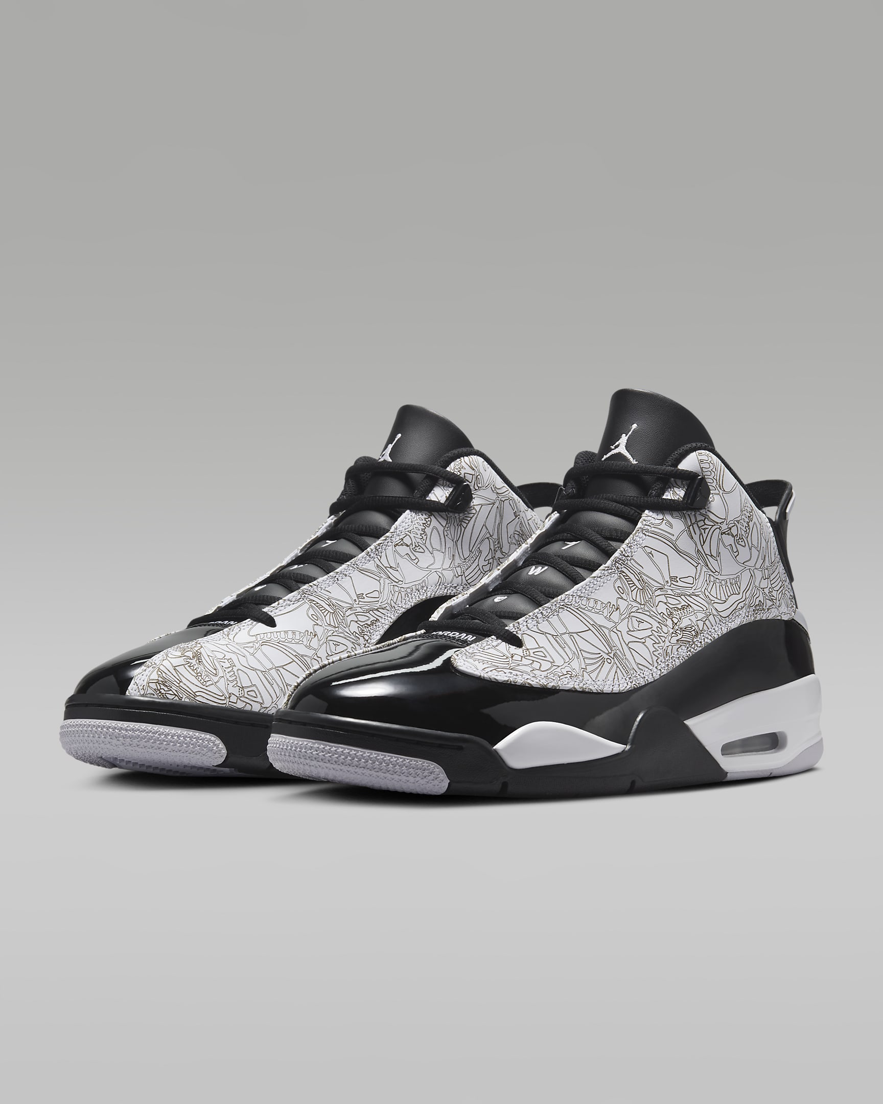 Air Jordan Dub Zero Men's Shoes - White/Neutral Grey/Black