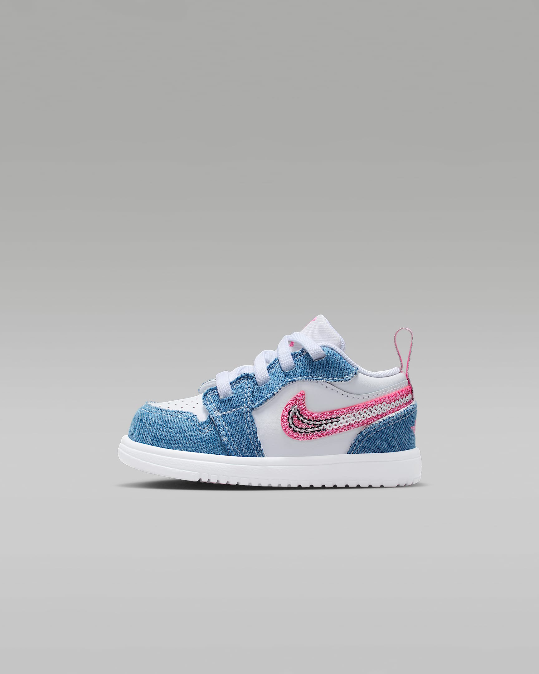 Jordan 1 Low Alt SE Baby/Toddler Shoes - Cobalt Bliss/White/Pink Glow