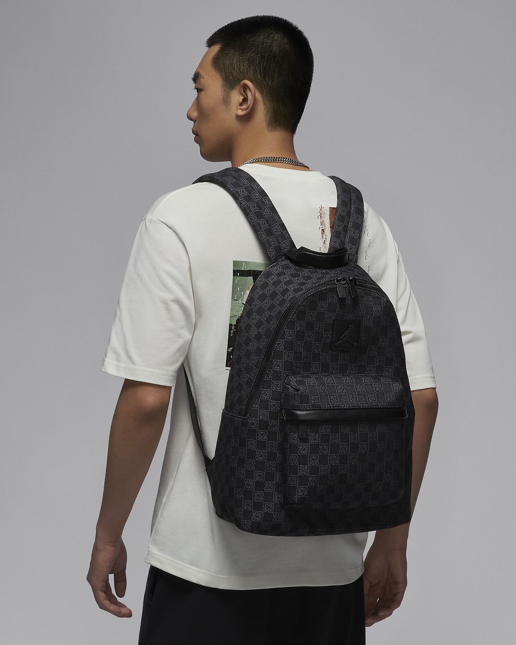 Jordan Monogram Backpack (25L) - Black