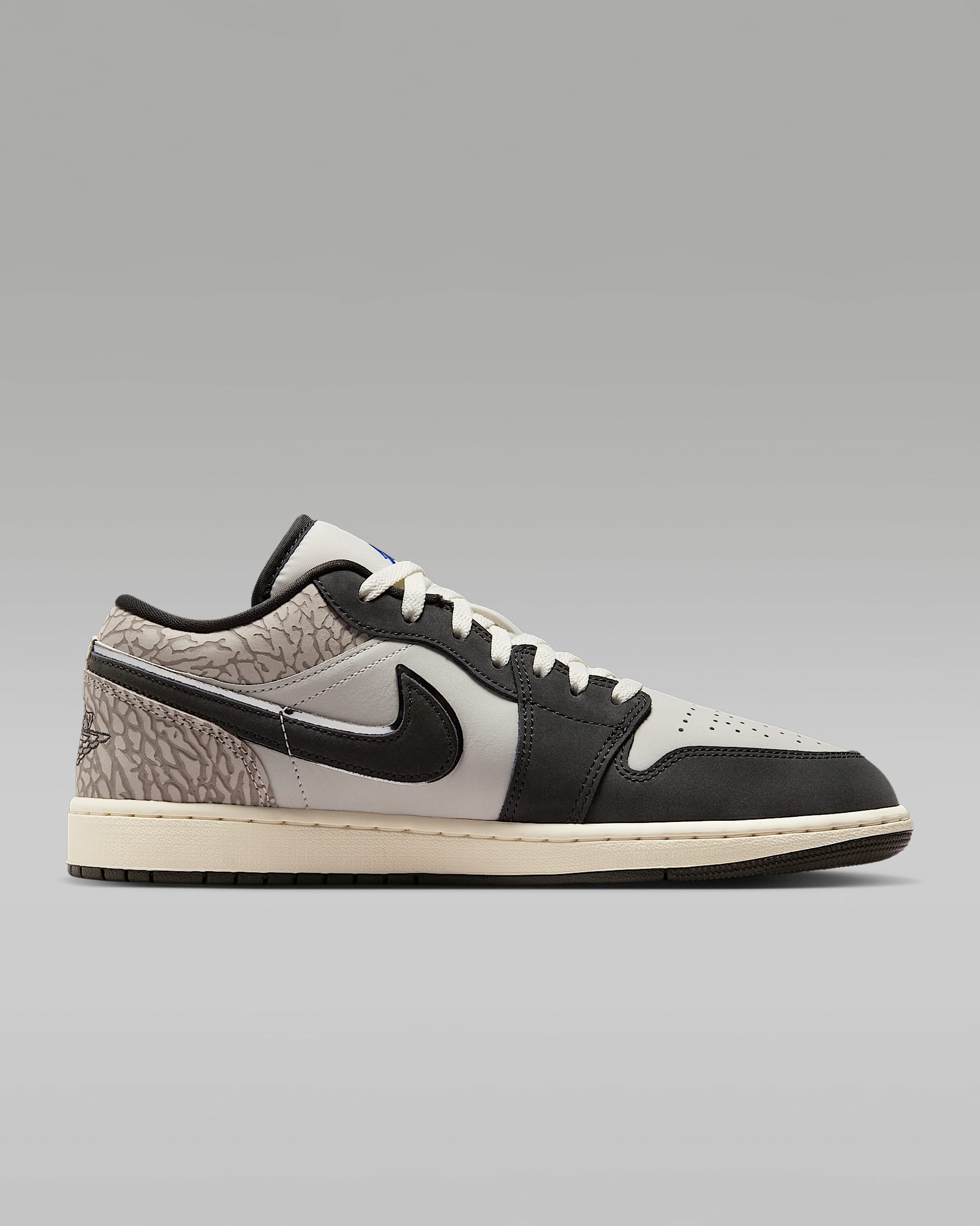Air Jordan 1 Low SE Men's Shoes - Sail/Deep Pewter/Gamma Grey/Game Royal