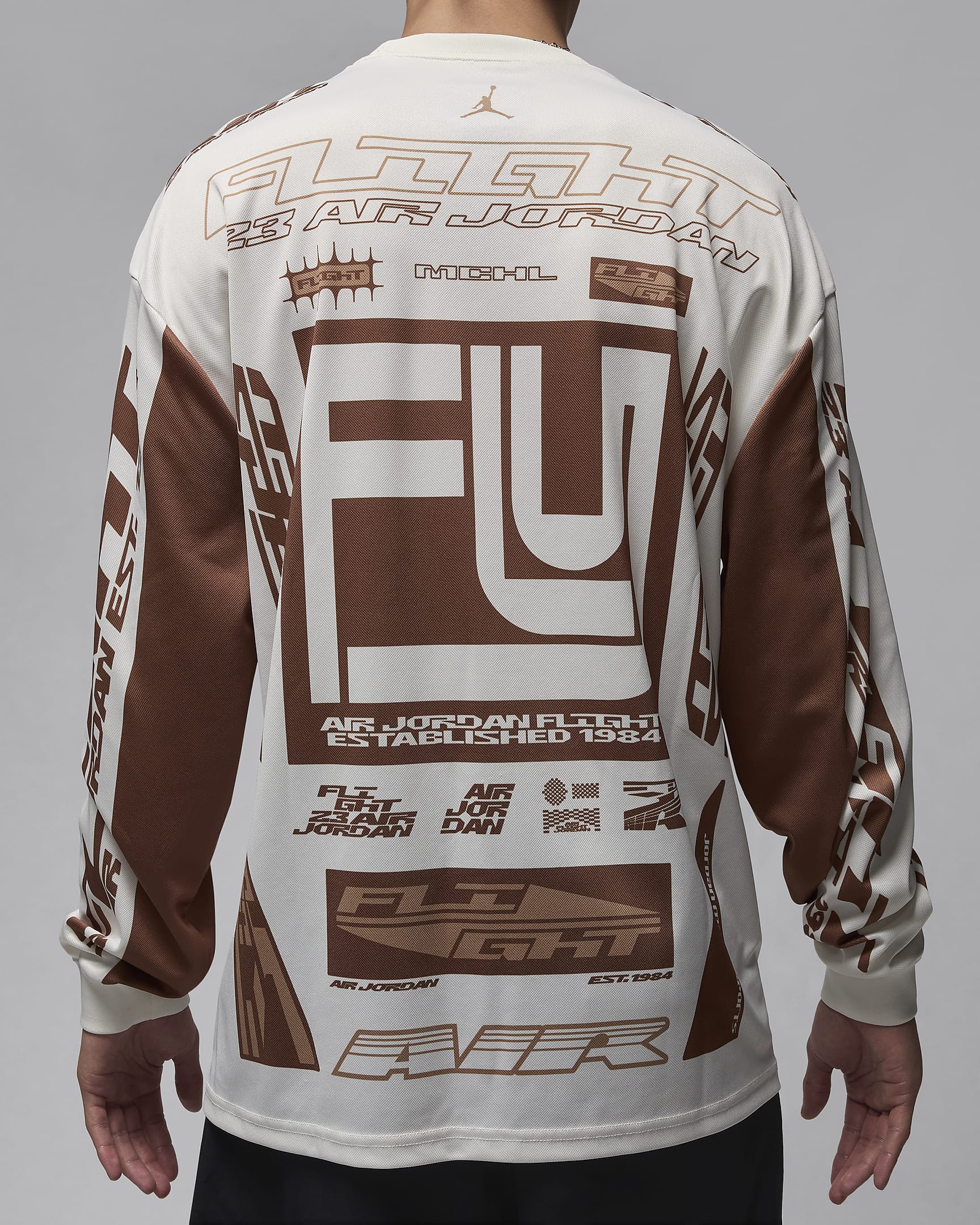 Jordan MVP Longsleeve mit Print für Herren - Sail/Archaeo Brown/Sail