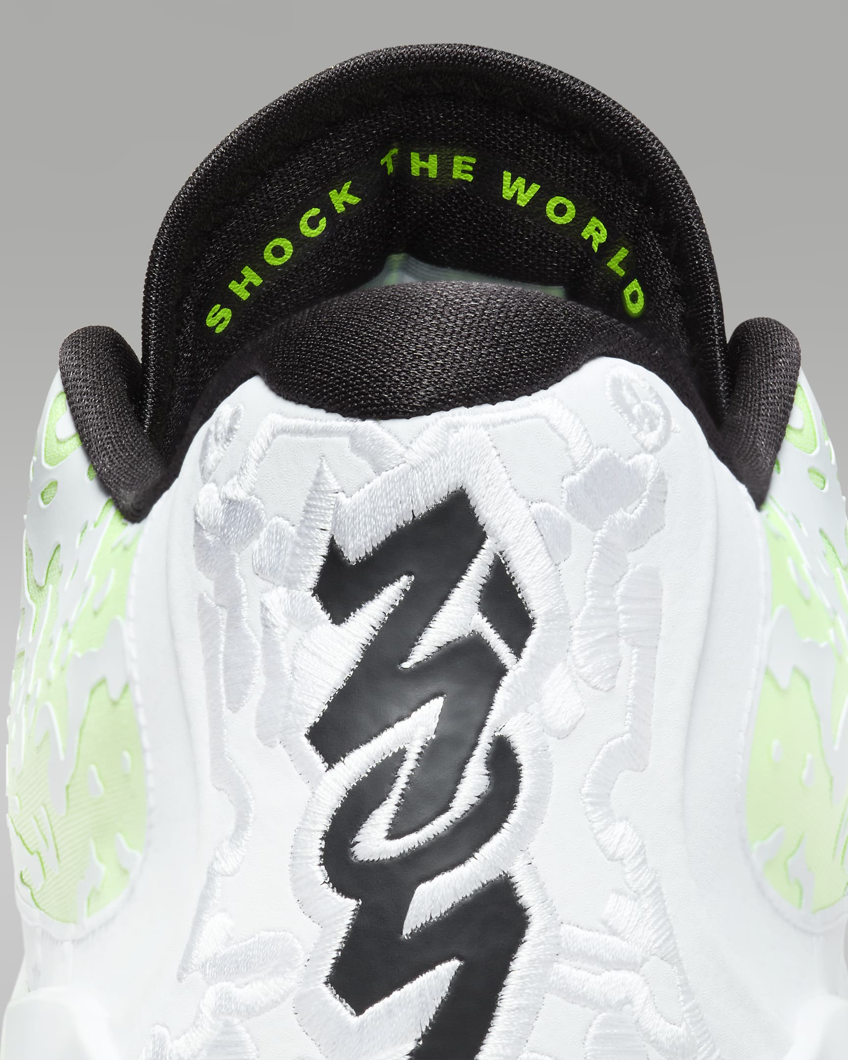 Zion 3 Basketball Shoes - White/Black/Barely Volt/White