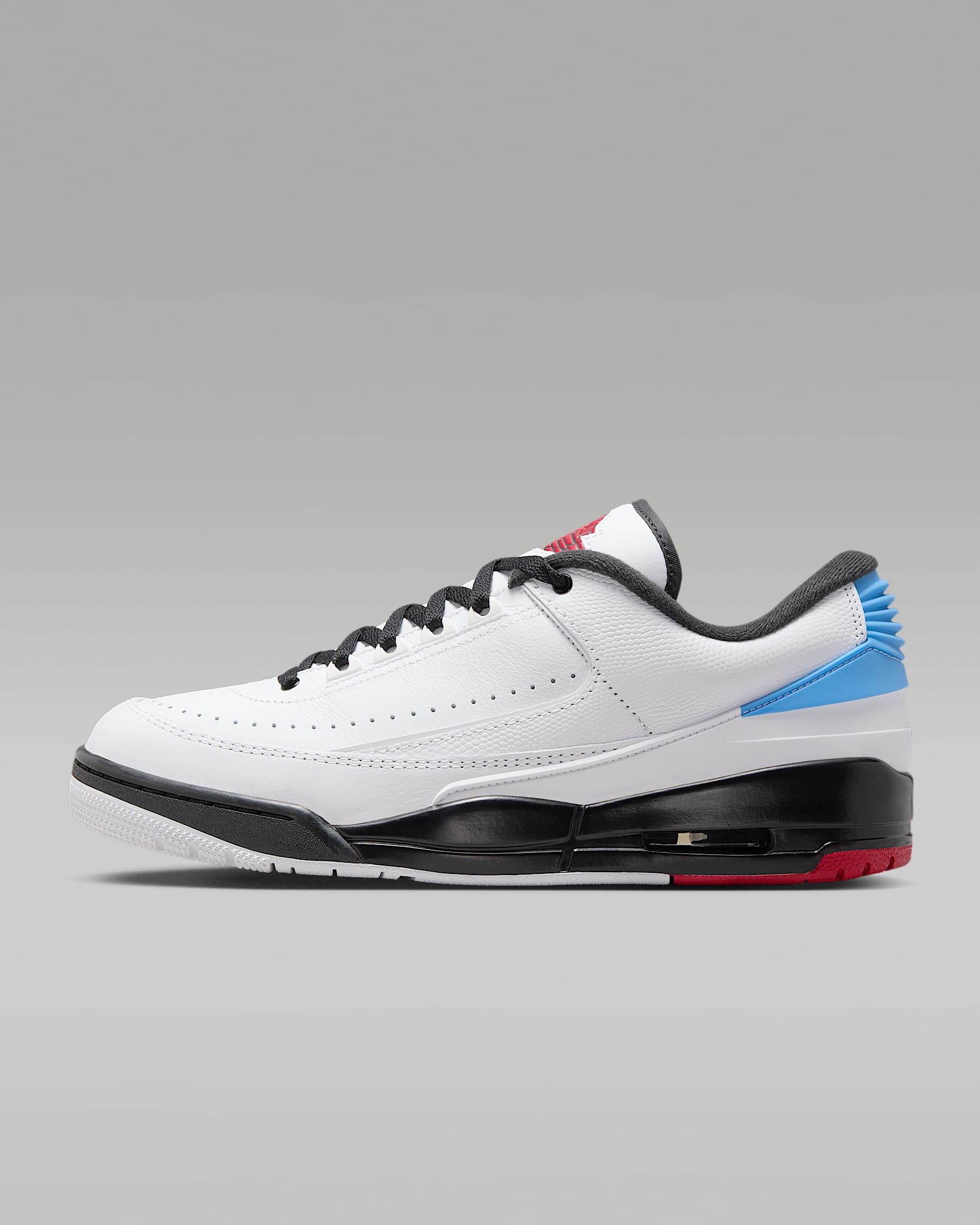 Jordan 2/3 Men's Shoes - White/Black/University Blue/Varsity Red