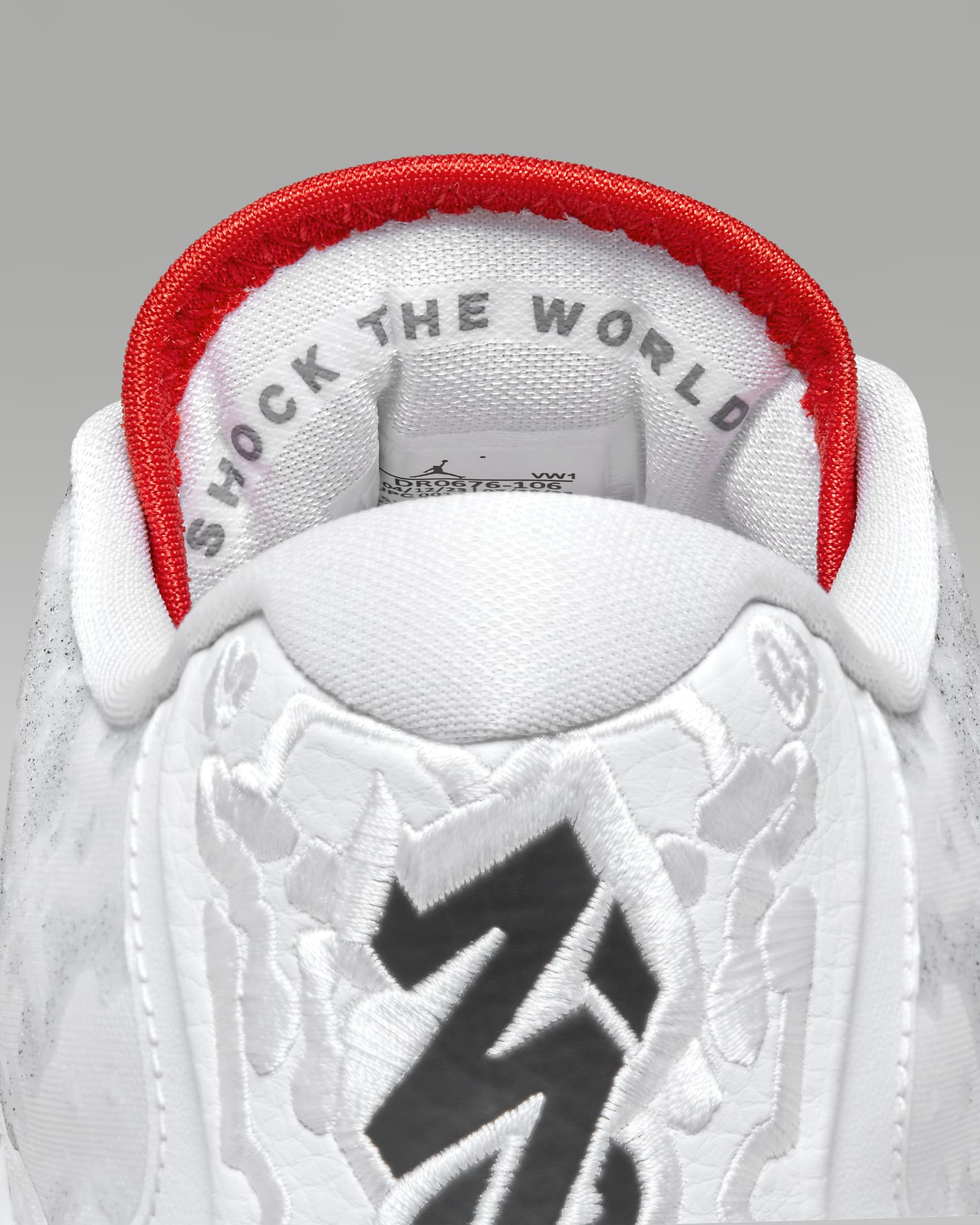 Zion 3 "Fresh Paint" Basketball Shoes - White/Cement Grey/Pure Platinum/University Red