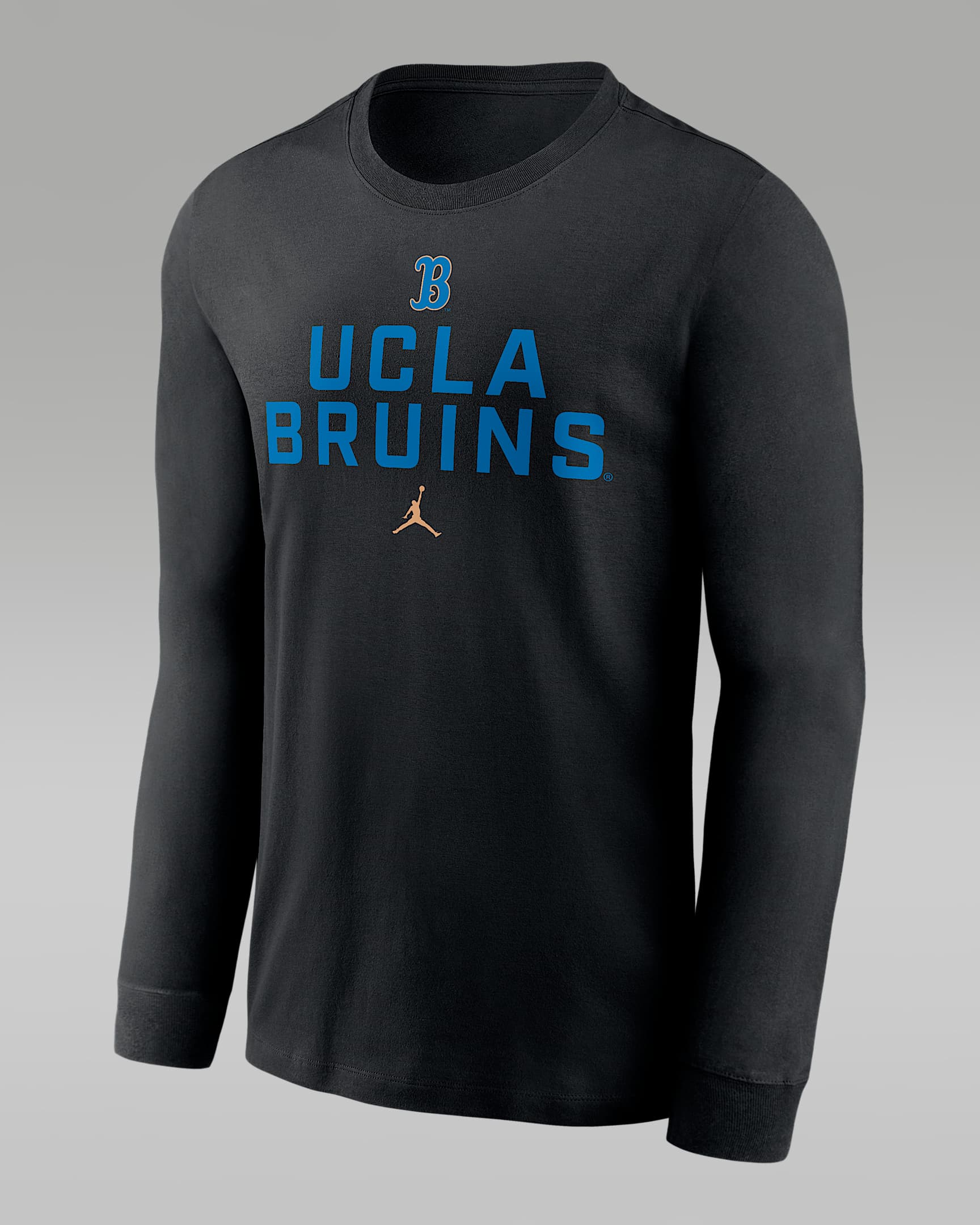 UCLA Sideline Men's Jordan Brand Dri-FIT College Long-Sleeve T-Shirt - Black