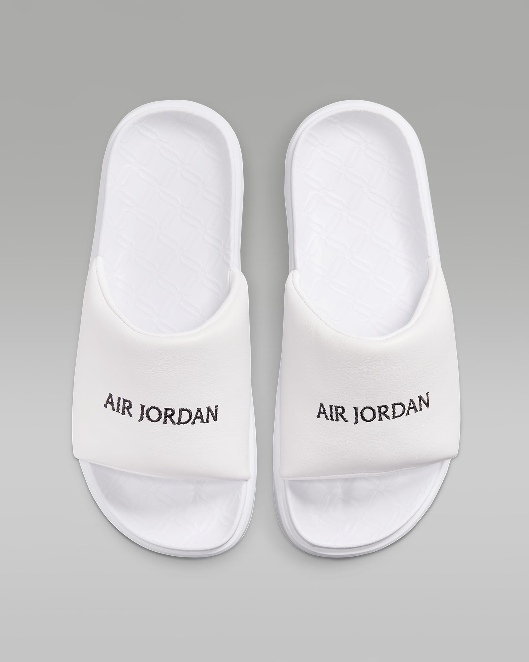 Jordan Sophia Women's Slides - White/Neutral Grey/Black