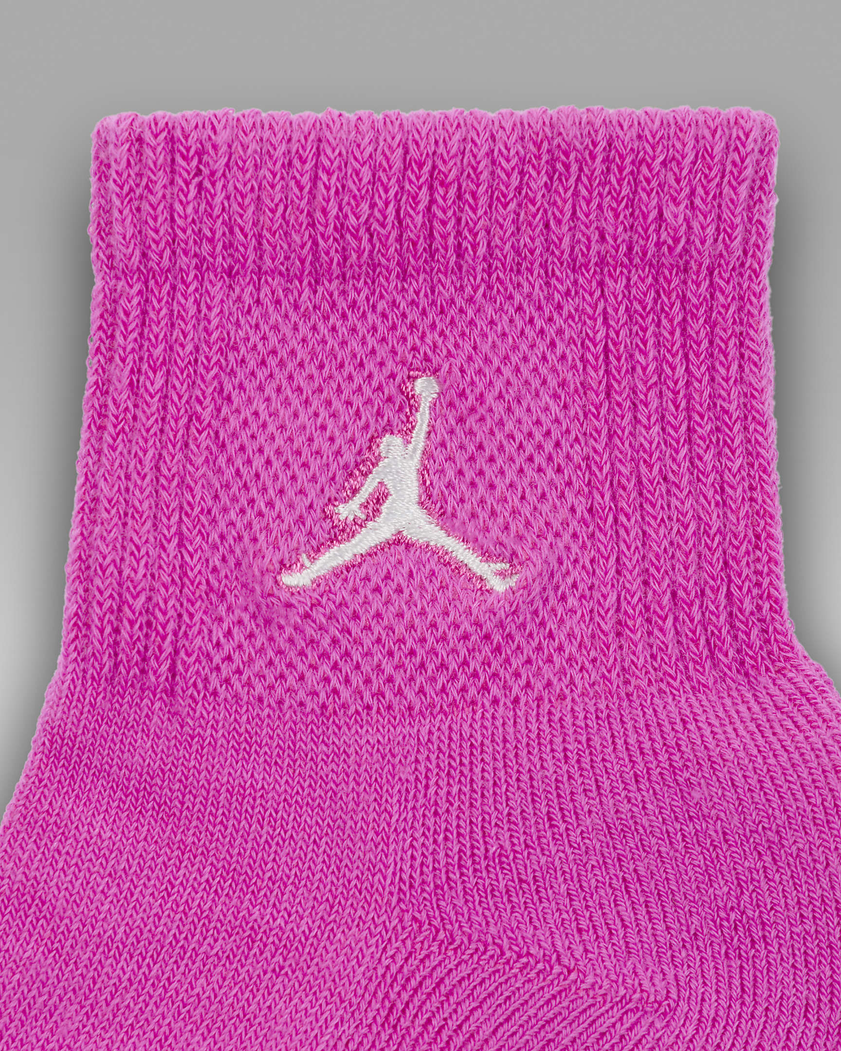 Jordan Everyday Essentials Big Kids' Ankle Socks (6 Pairs) - Fire Pink