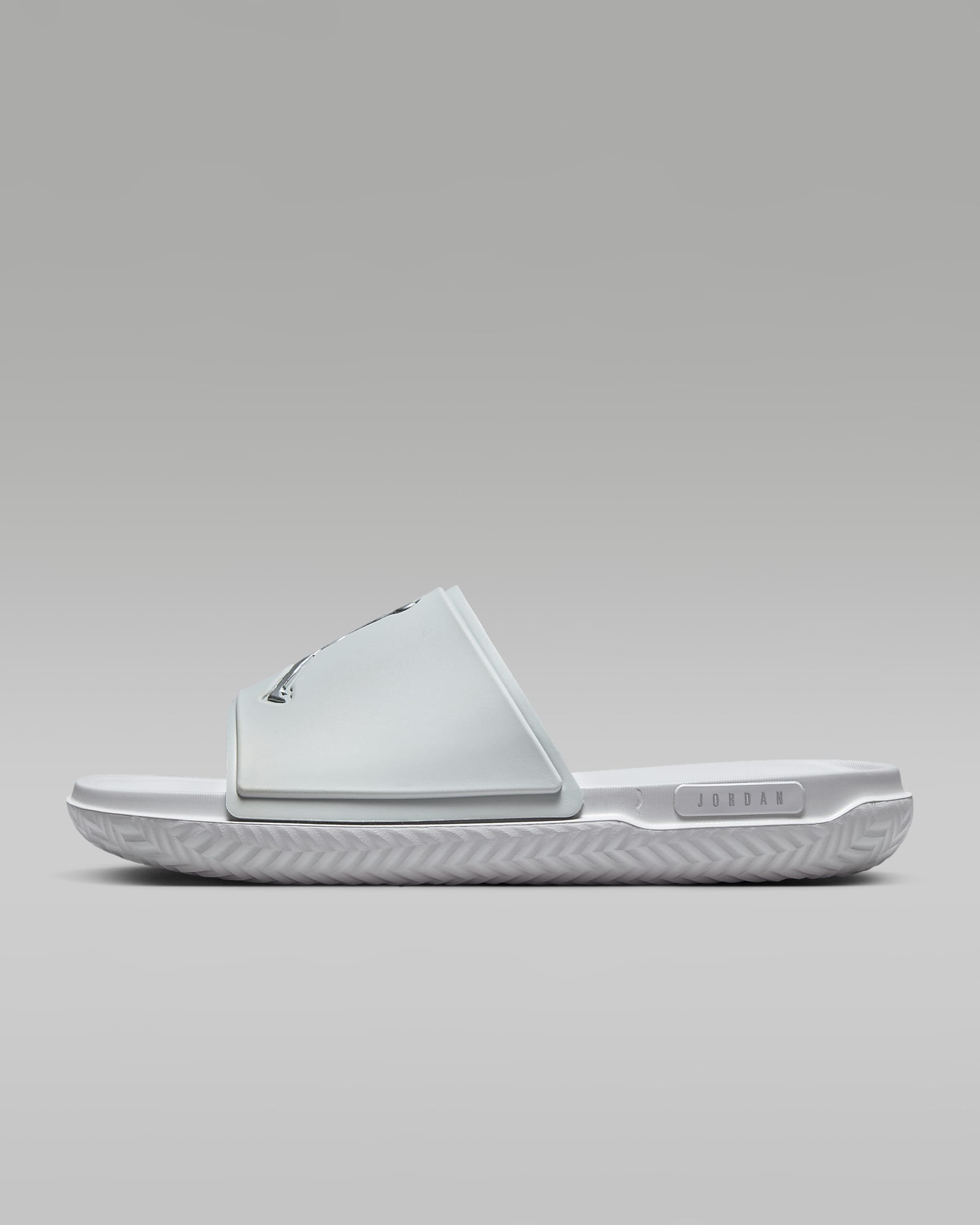 Jordan Jumpman Men's Slides - Neutral Grey/Metallic Silver