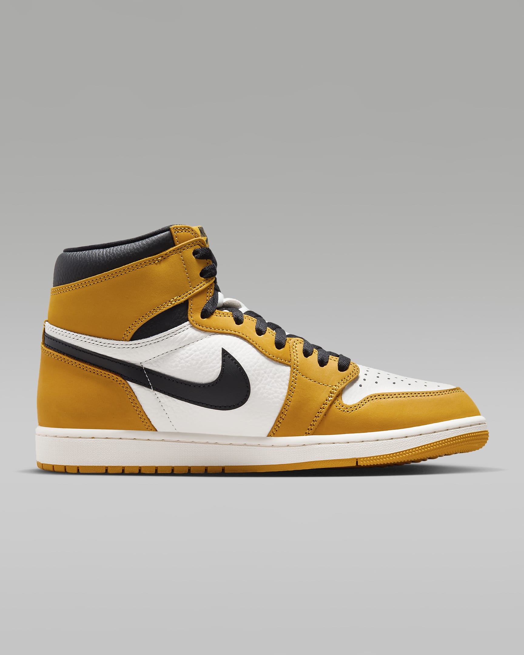 Air Jordan 1 Retro High OG 'Yellow Ochre' Men's Shoes. Nike ID