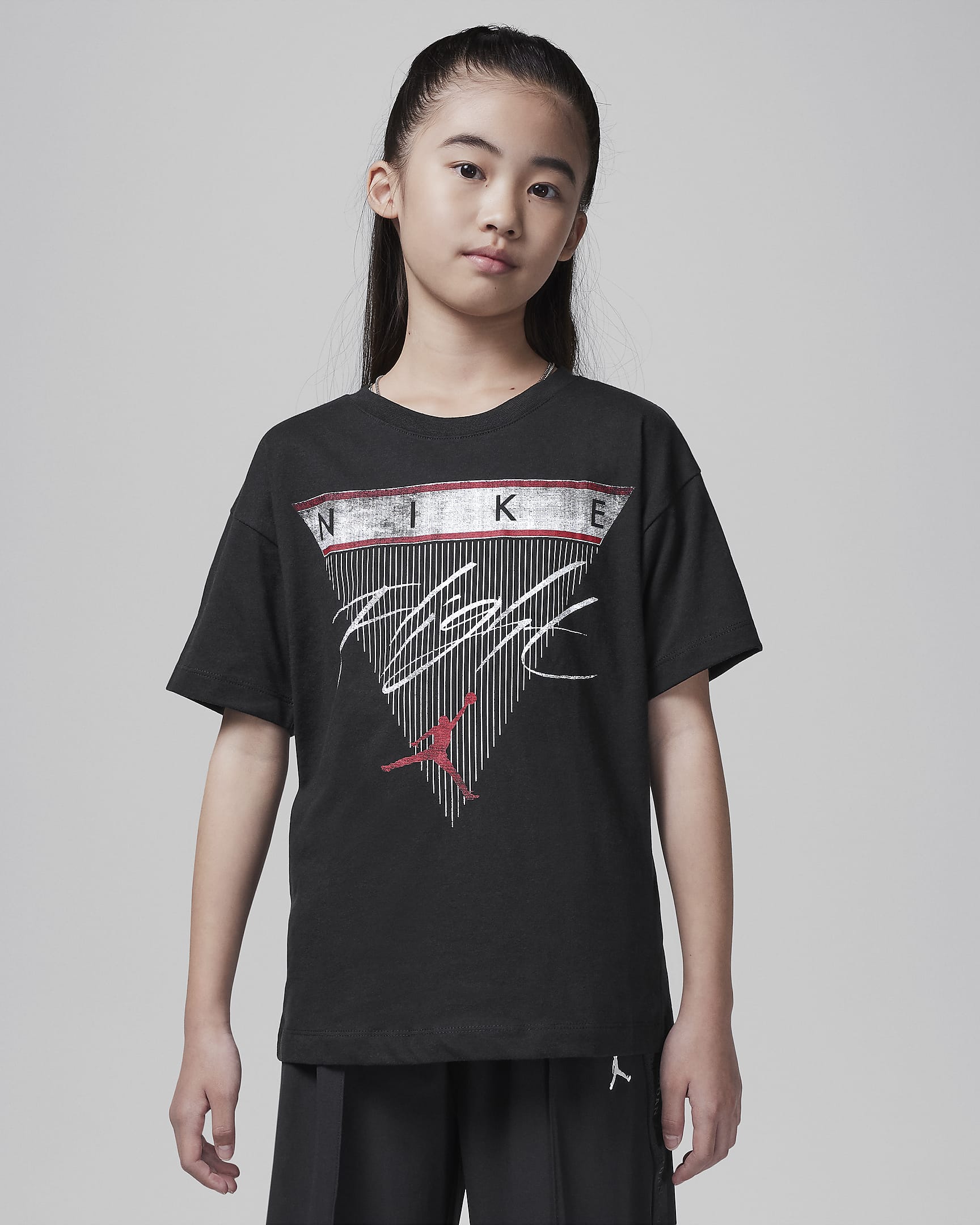 Jordan Flight Jumpman T-Shirt (ältere Kinder) - Schwarz