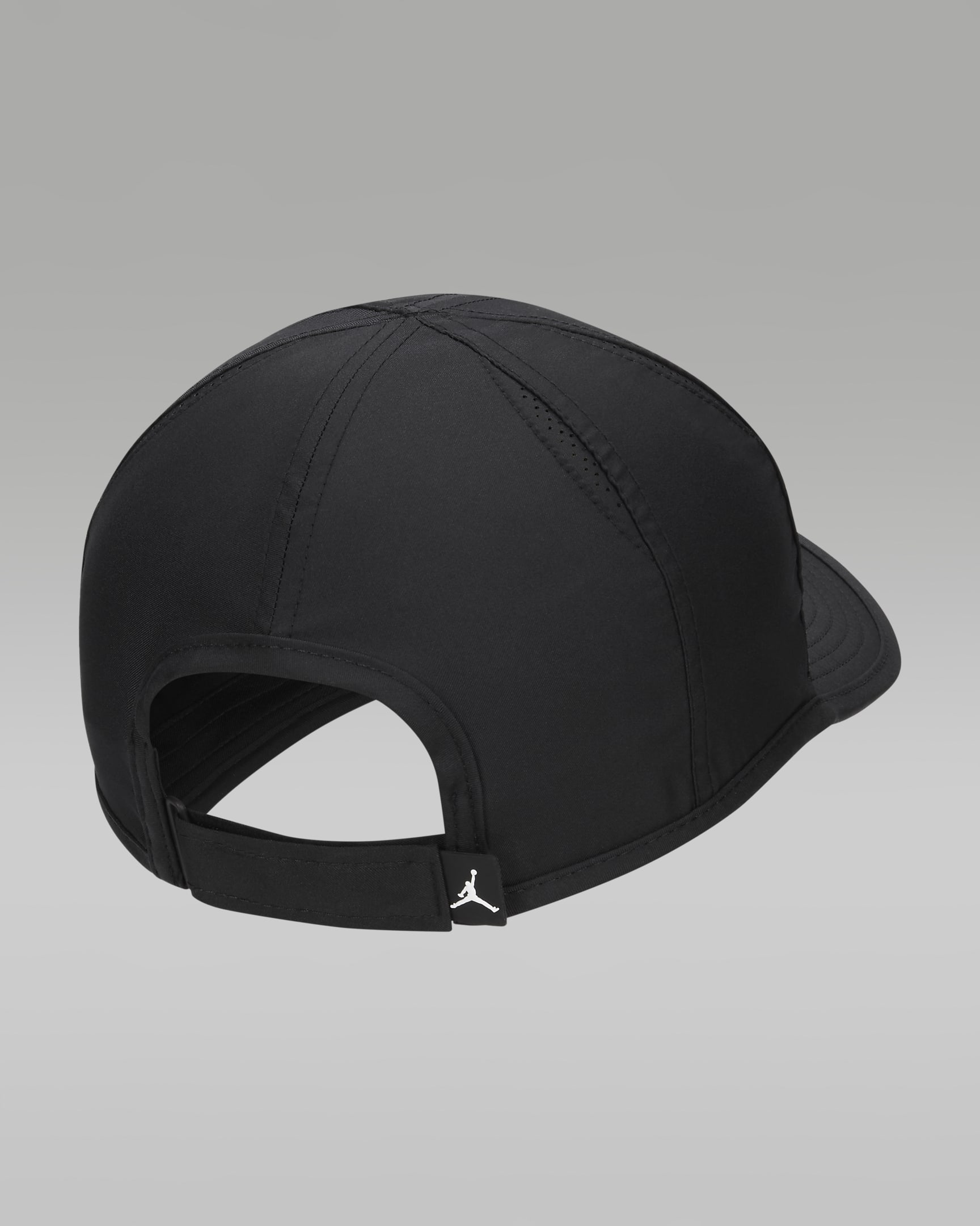 Jordan Dri-FIT Club Unstructured Curved Bill Cap - Black/Black/White