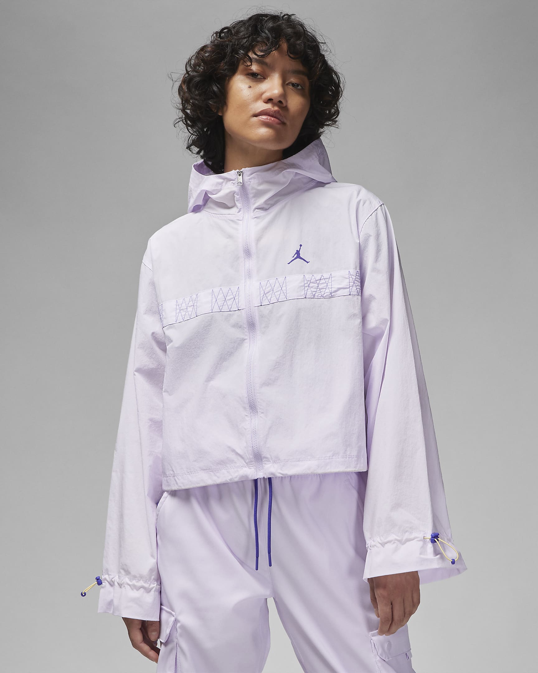 Jordan Sport Women's Lightweight Jacket - Barely Grape/Lapis/Lemon Wash