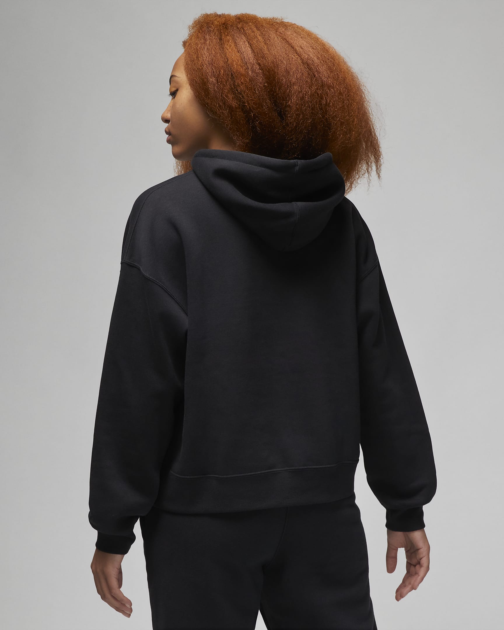 Jordan Brooklyn Fleece Women's Hoodie - Black/White