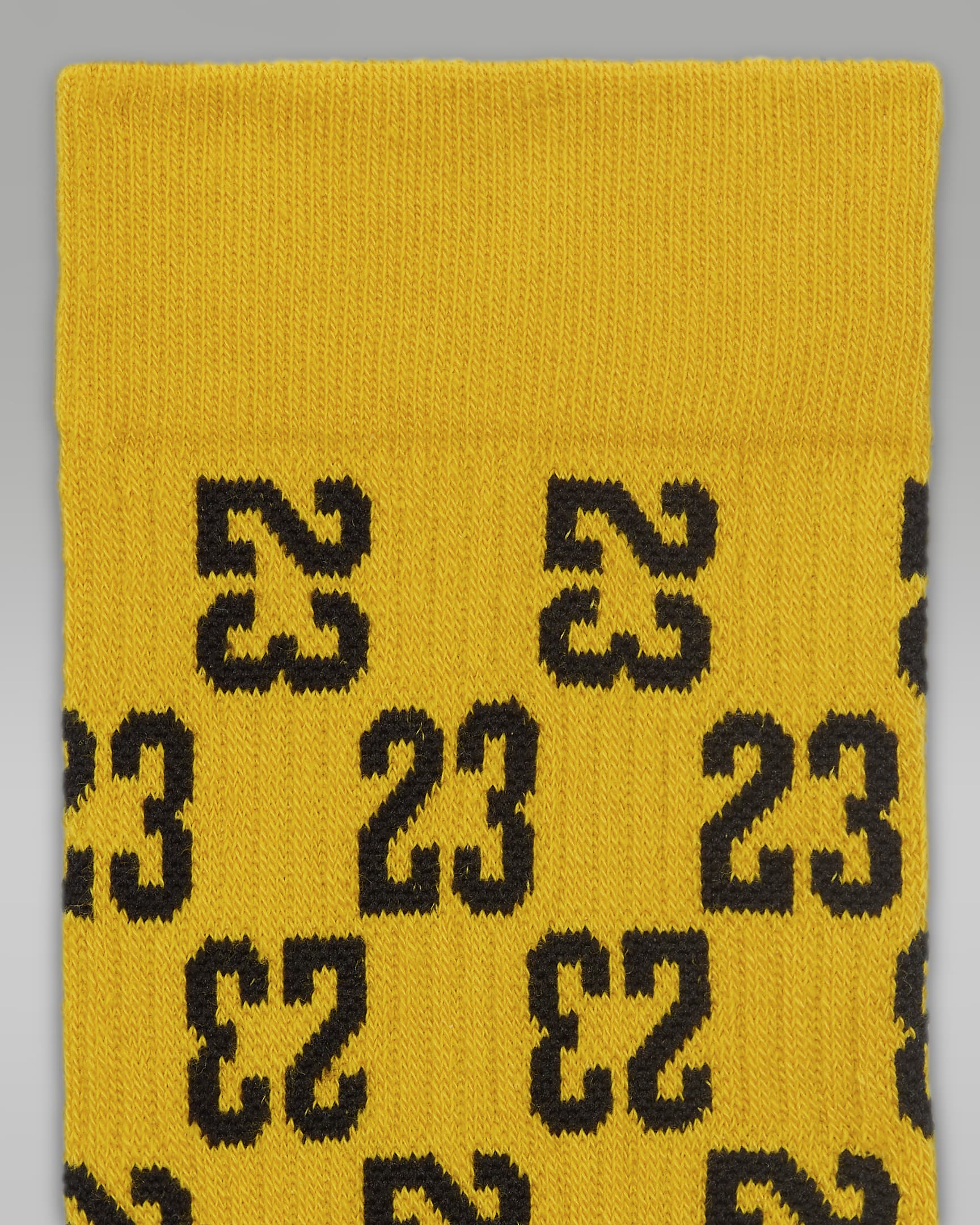 Jordan Everyday Essentials Crew Socks - Yellow Ochre/Black