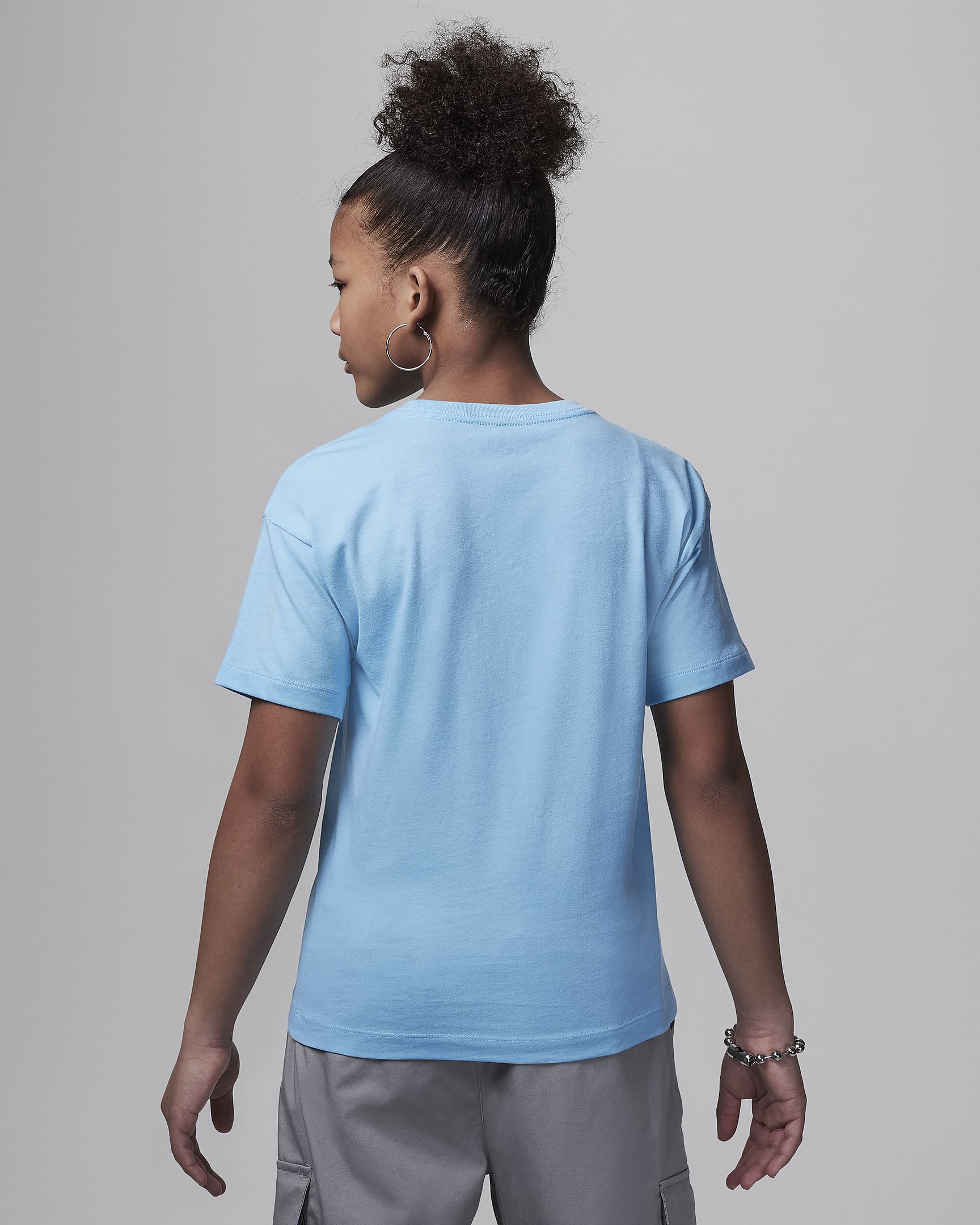 Jordan Lemonade Stand Big Kids' Graphic T-Shirt - Aquarius Blue