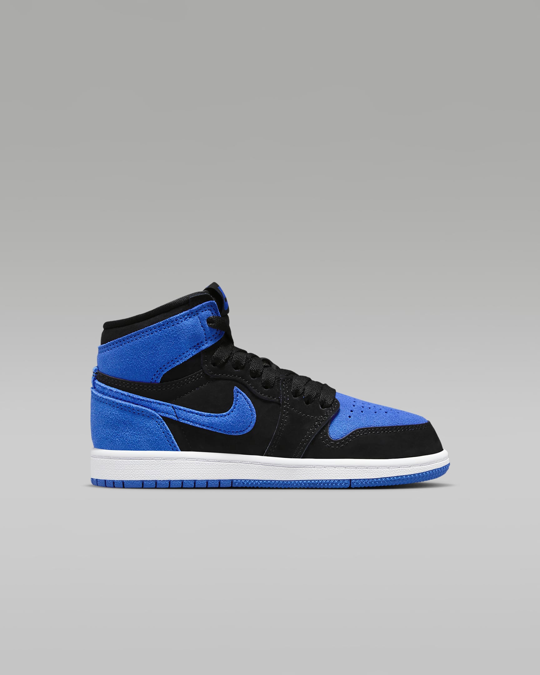 Jordan 1 Retro High OG Little Kids' Shoes - Black/White/Royal Blue/Royal Blue