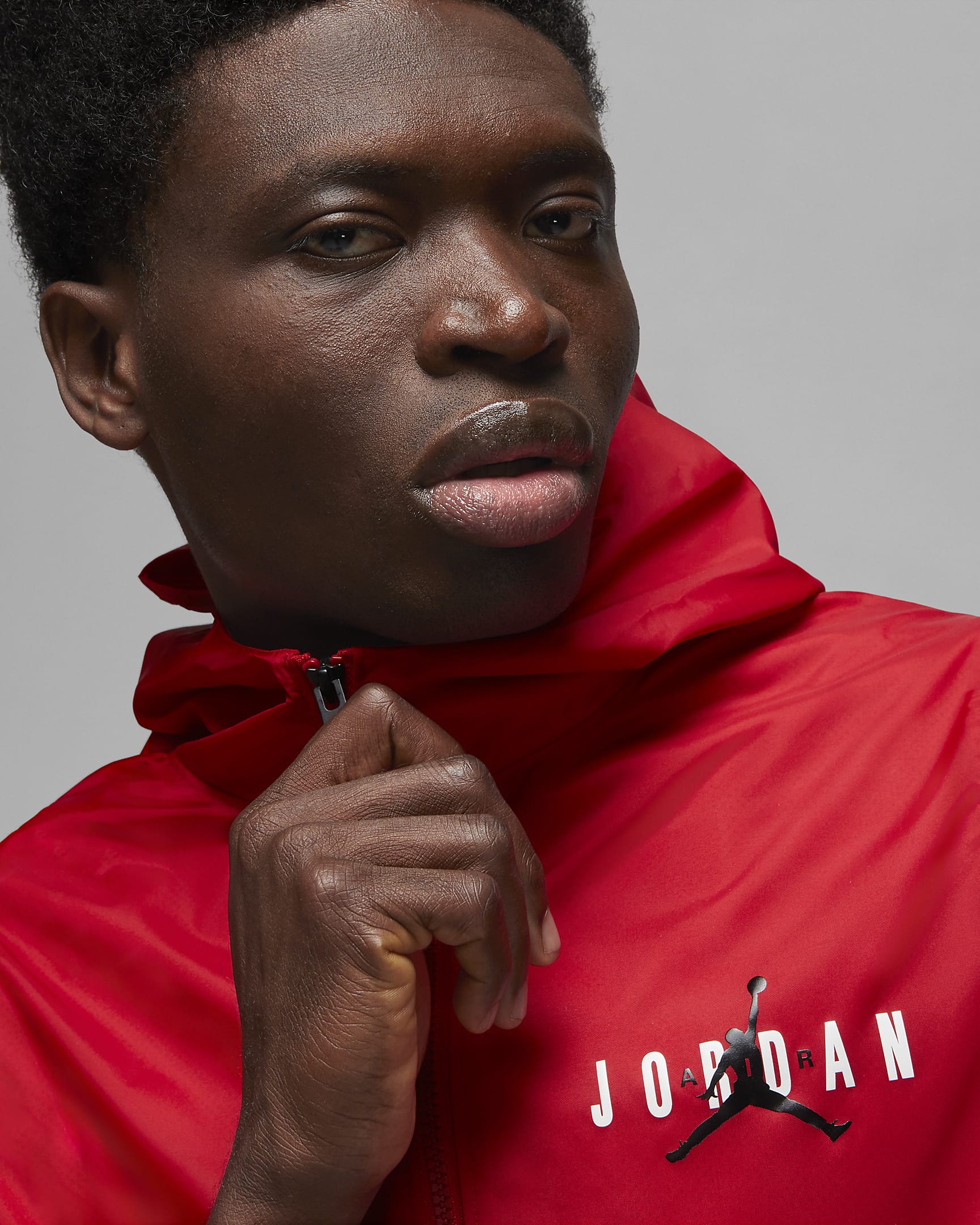 Jordan Essentials Chaqueta de tejido Woven - Hombre - Gym Red/Negro/Negro