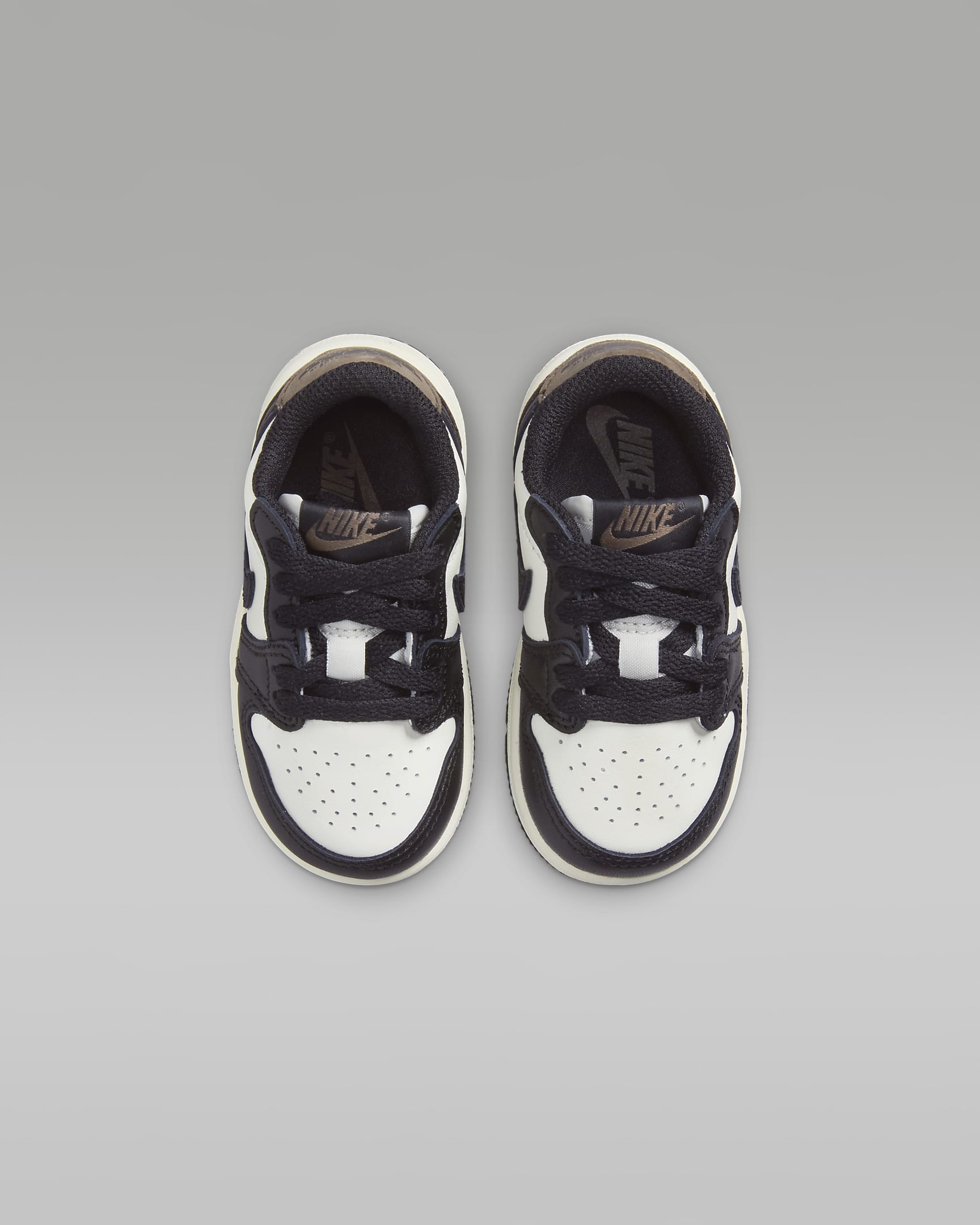 Jordan 1 Retro Low "Mocha" Baby/Toddler Shoes - Sail/Dark Mocha/Black