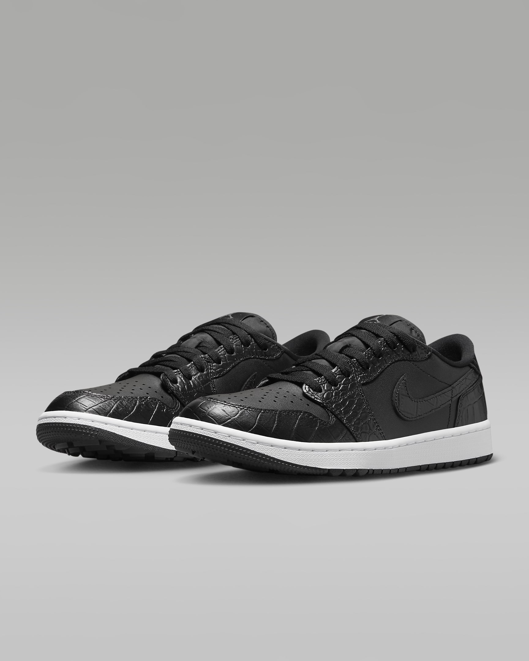 Tenis de golf Air Jordan 1 Low G - Negro/Gris hierro/Blanco/Negro