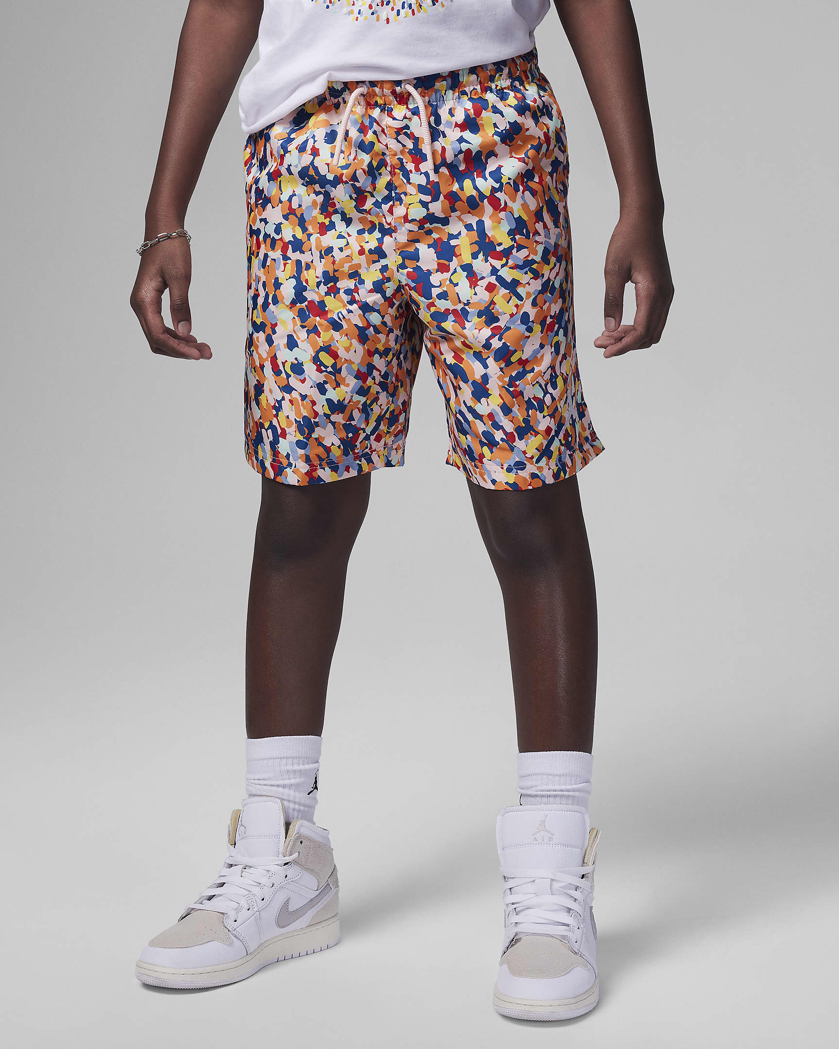 Shorts con stampa Jordan MJ Essentials Poolside – Ragazzo/a - Lotus Pink