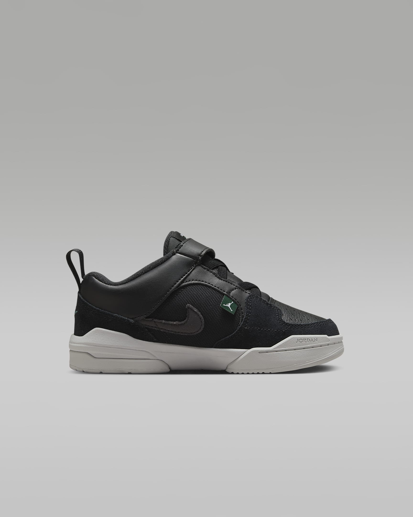 Jordan Stadium 90 Younger Kids' Shoes - Black/Neutral Grey/Oxidised Green/White