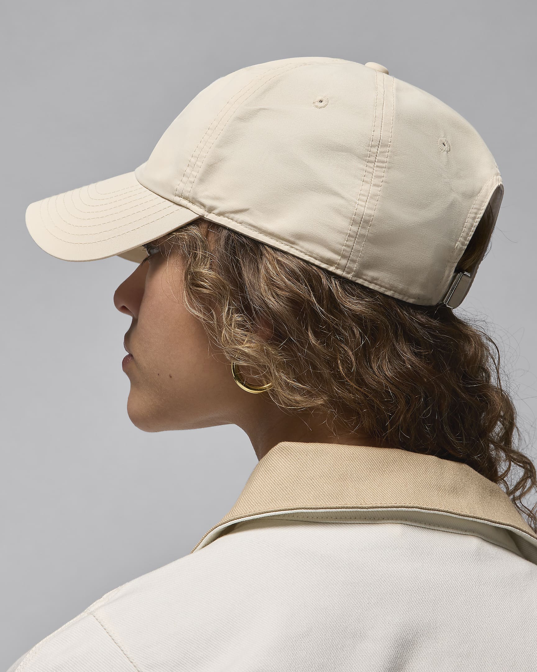 Casquette réglable sans structure Jordan Club Cap - Legend Light Brown/Blanc