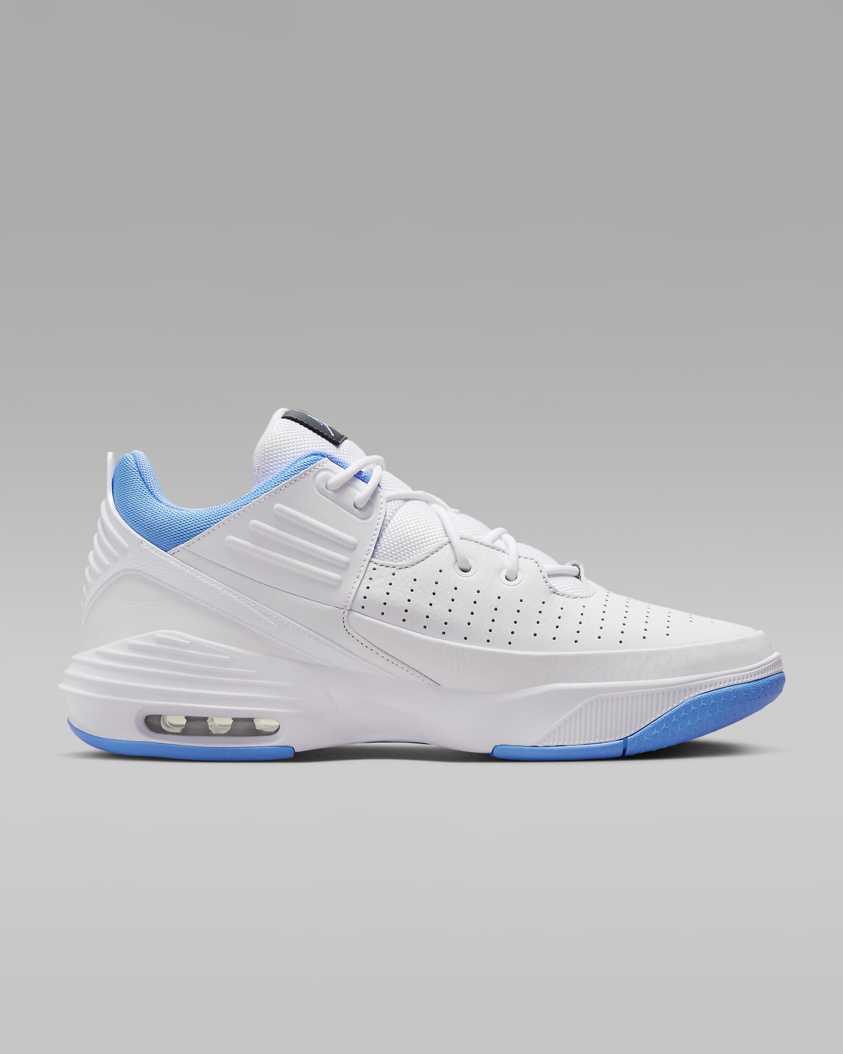 Jordan Max Aura 5 herenschoenen - Wit/Zwart/University Blue