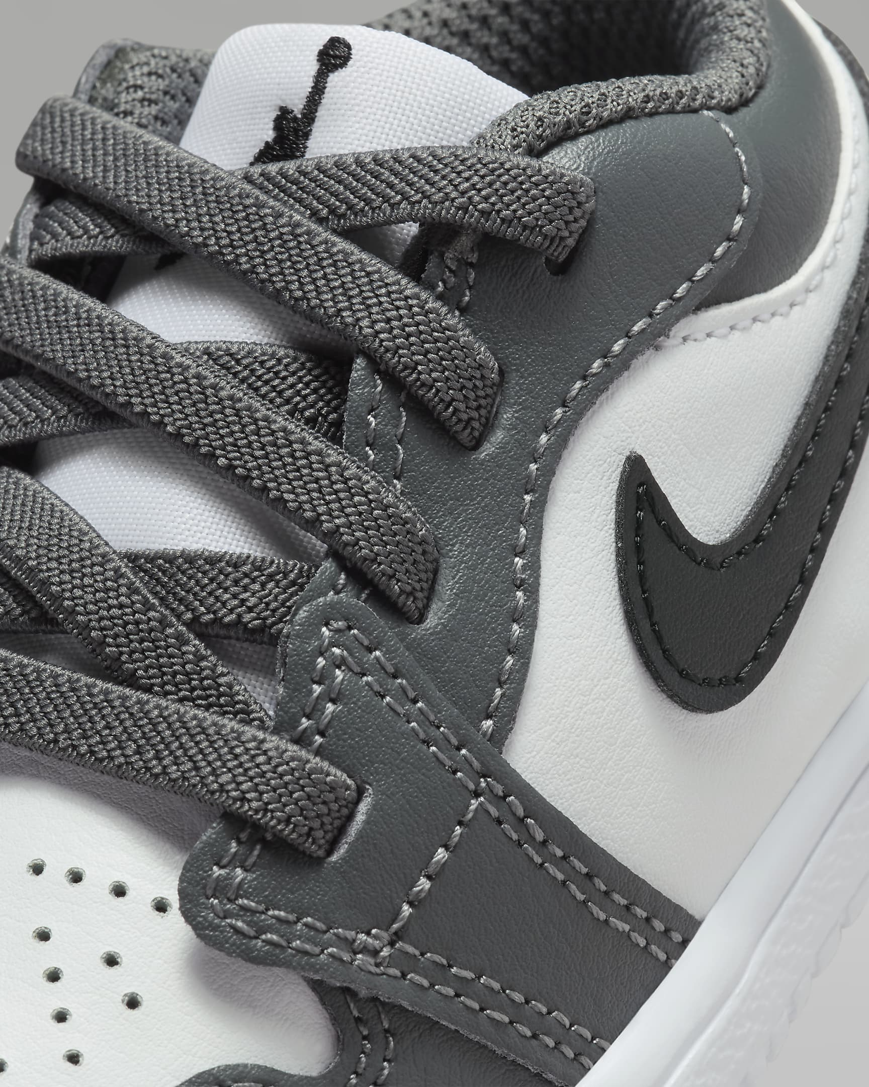 Jordan 1 Low Alt Baby & Toddler Shoes - White/Iron Grey/Black