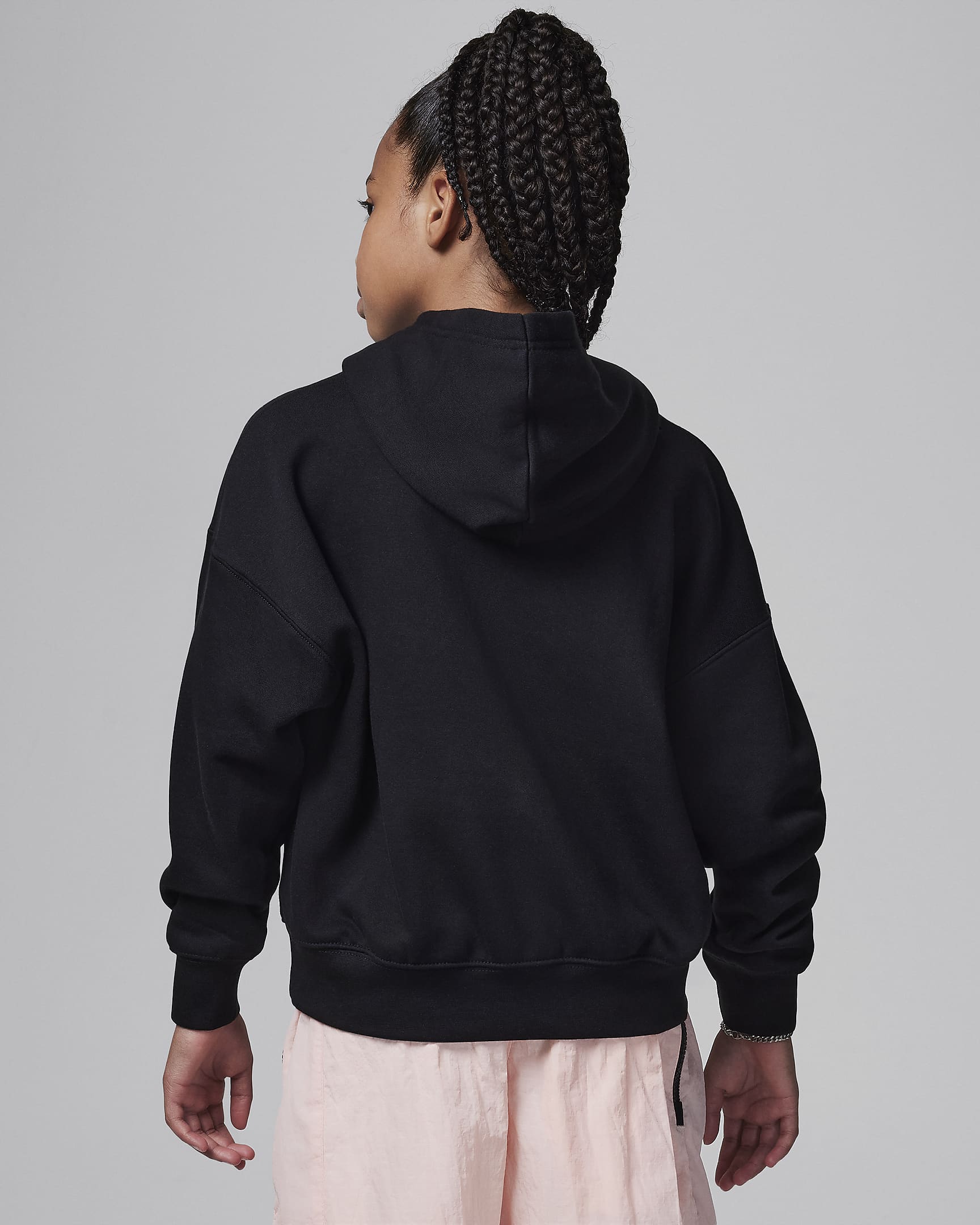 Jordan Brooklyn Essentials Hoodie (ältere Kinder) - Schwarz