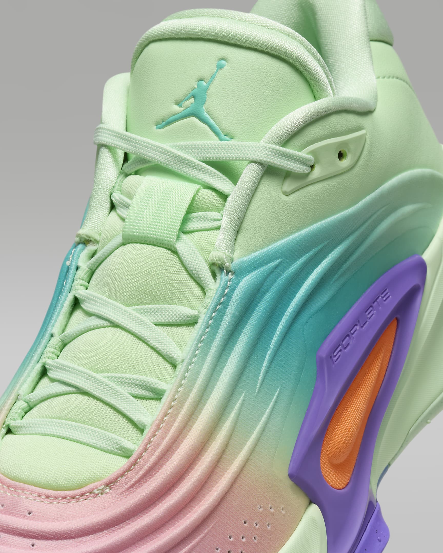 Luka 3 PF "Blurred Vision" Basketball Shoes - Vapor Green/Cone/Psychic Purple/Hyper Jade