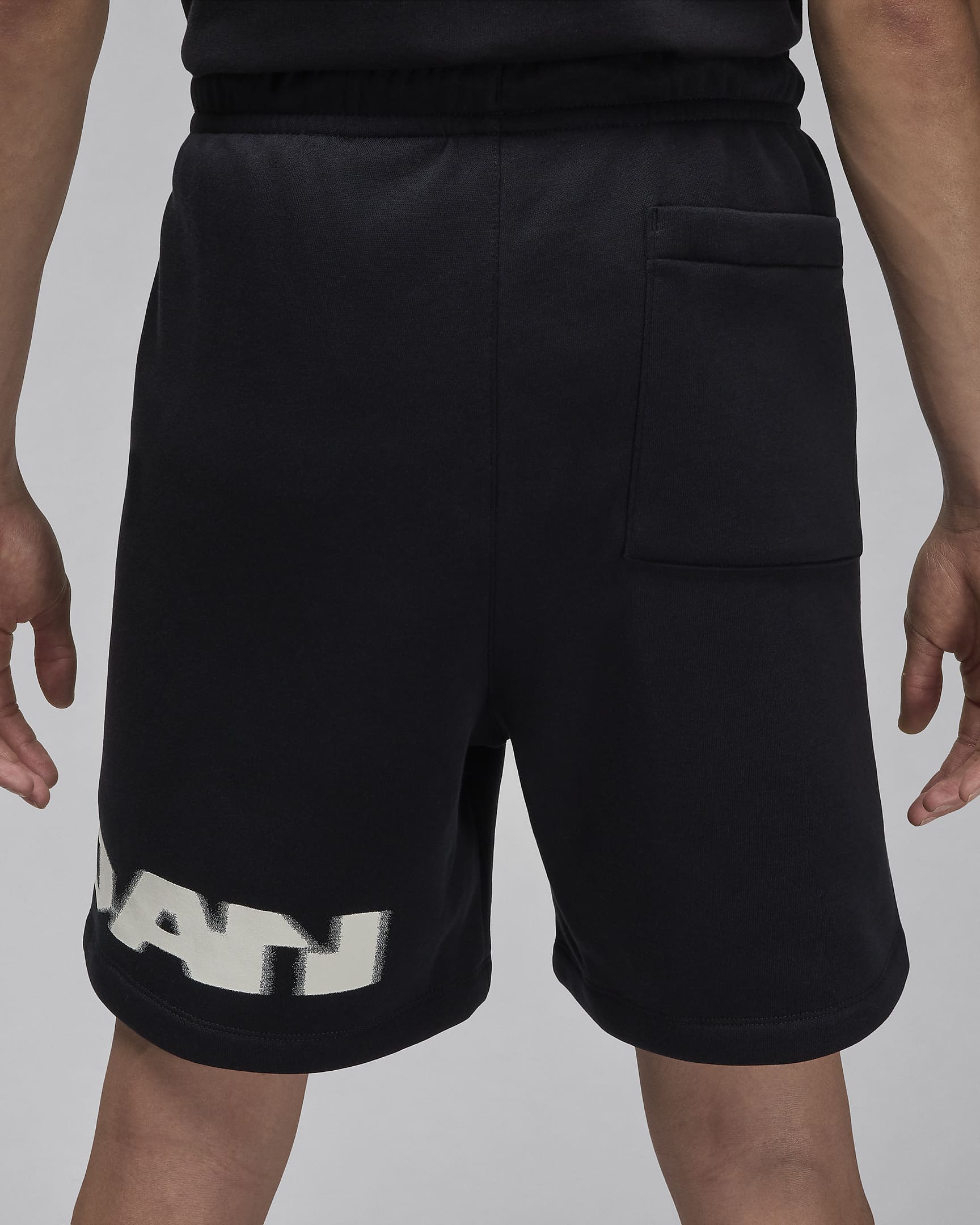 Short en tissu Fleece Jordan MVP pour homme - Noir/Sail