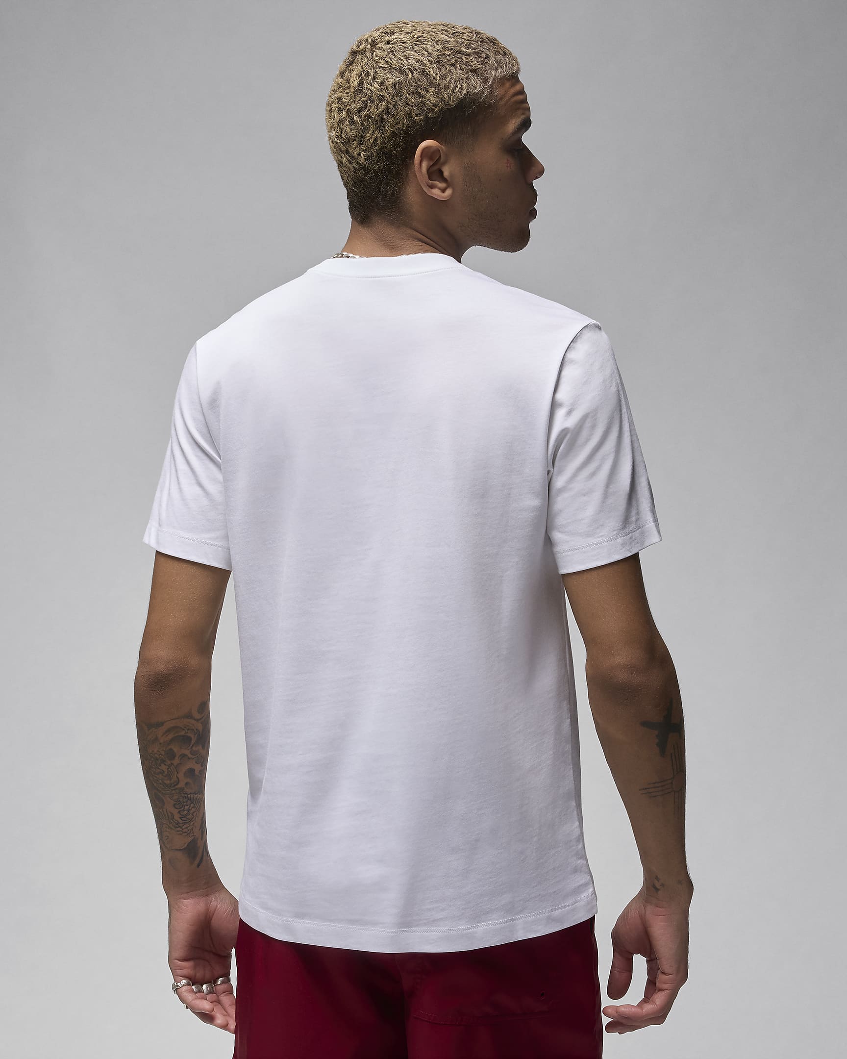 Jordan Brand Men's T-Shirt - White/Gym Red