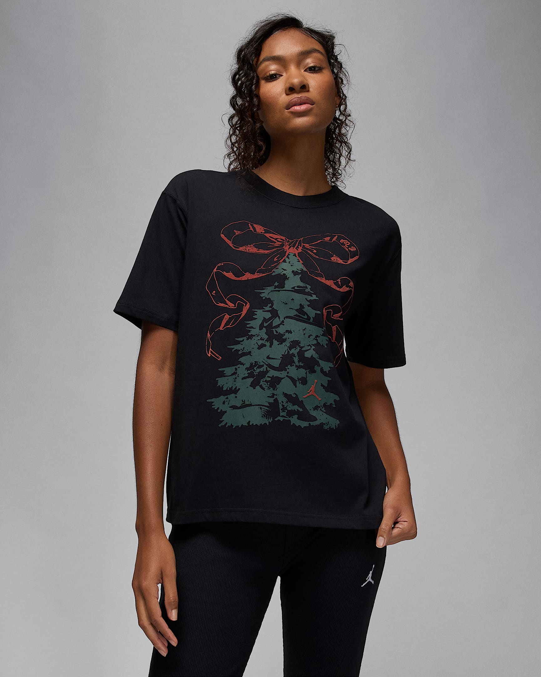 Jordan Brooklyn Women's T-Shirt - Black/Midnight Green