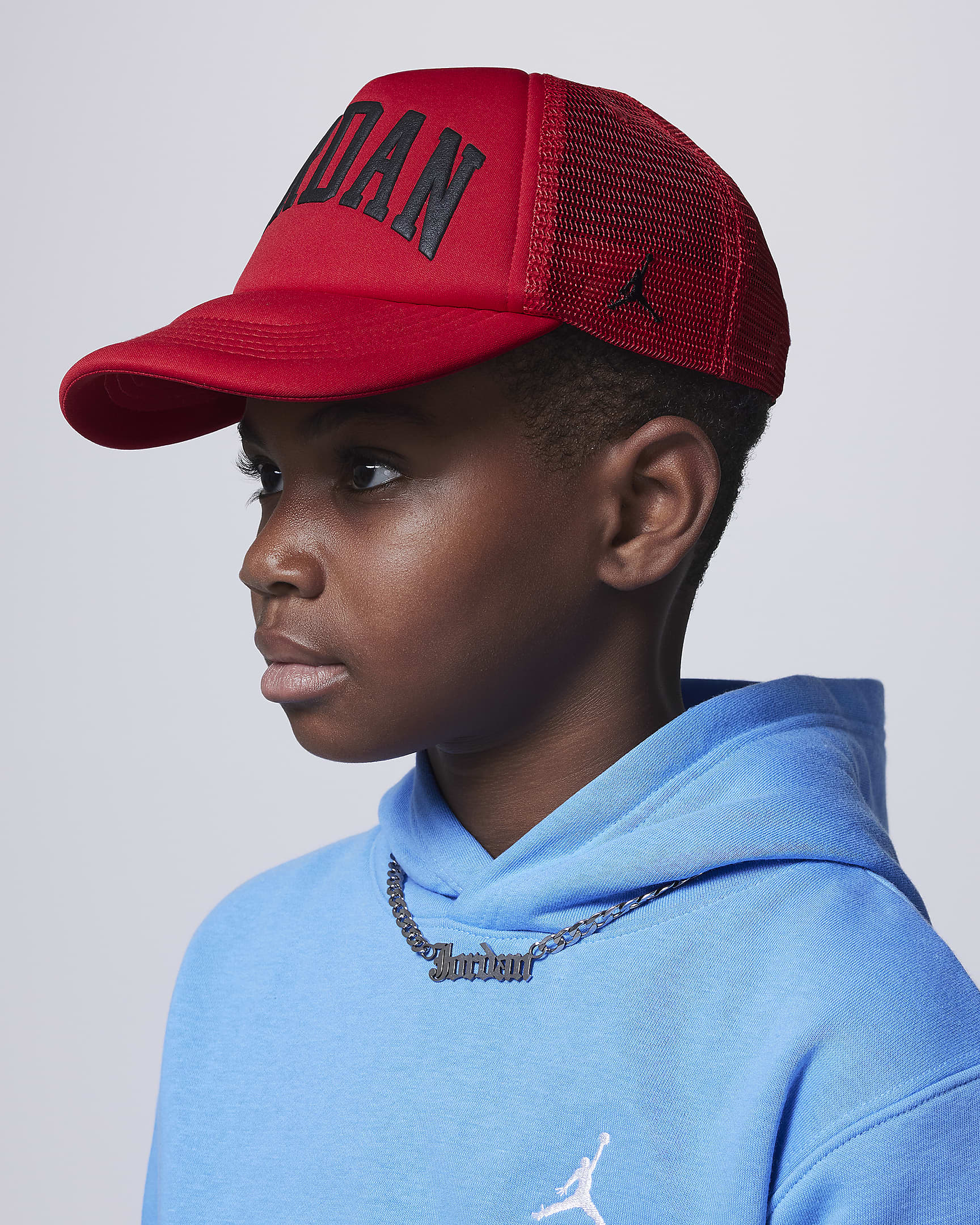 Jordan Older Kids' Foam Trucker Hat - Gym Red