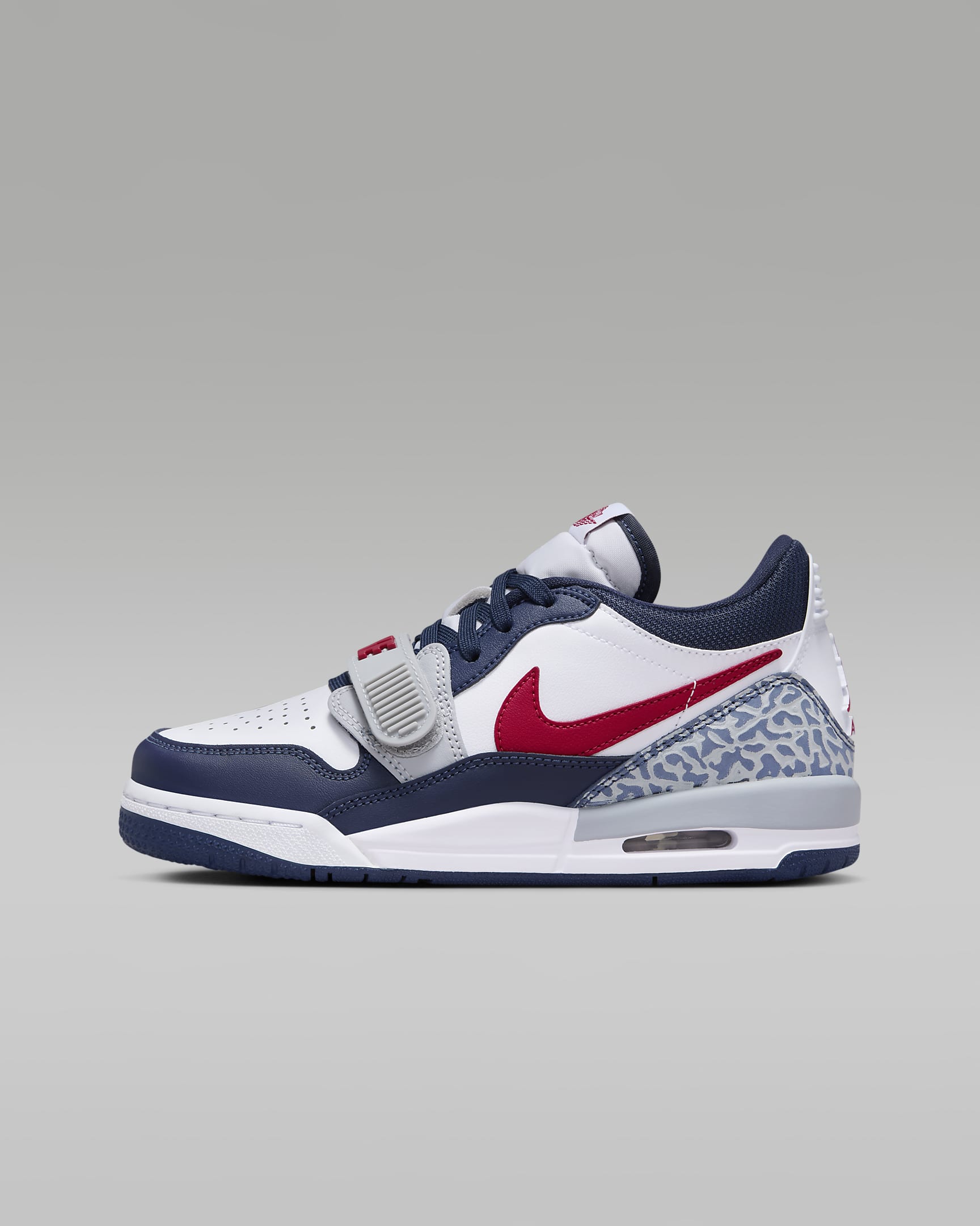 Bota Air Jordan Legacy 312 Low pro větší děti - Bílá/Midnight Navy/Wolf Grey/Varsity Red