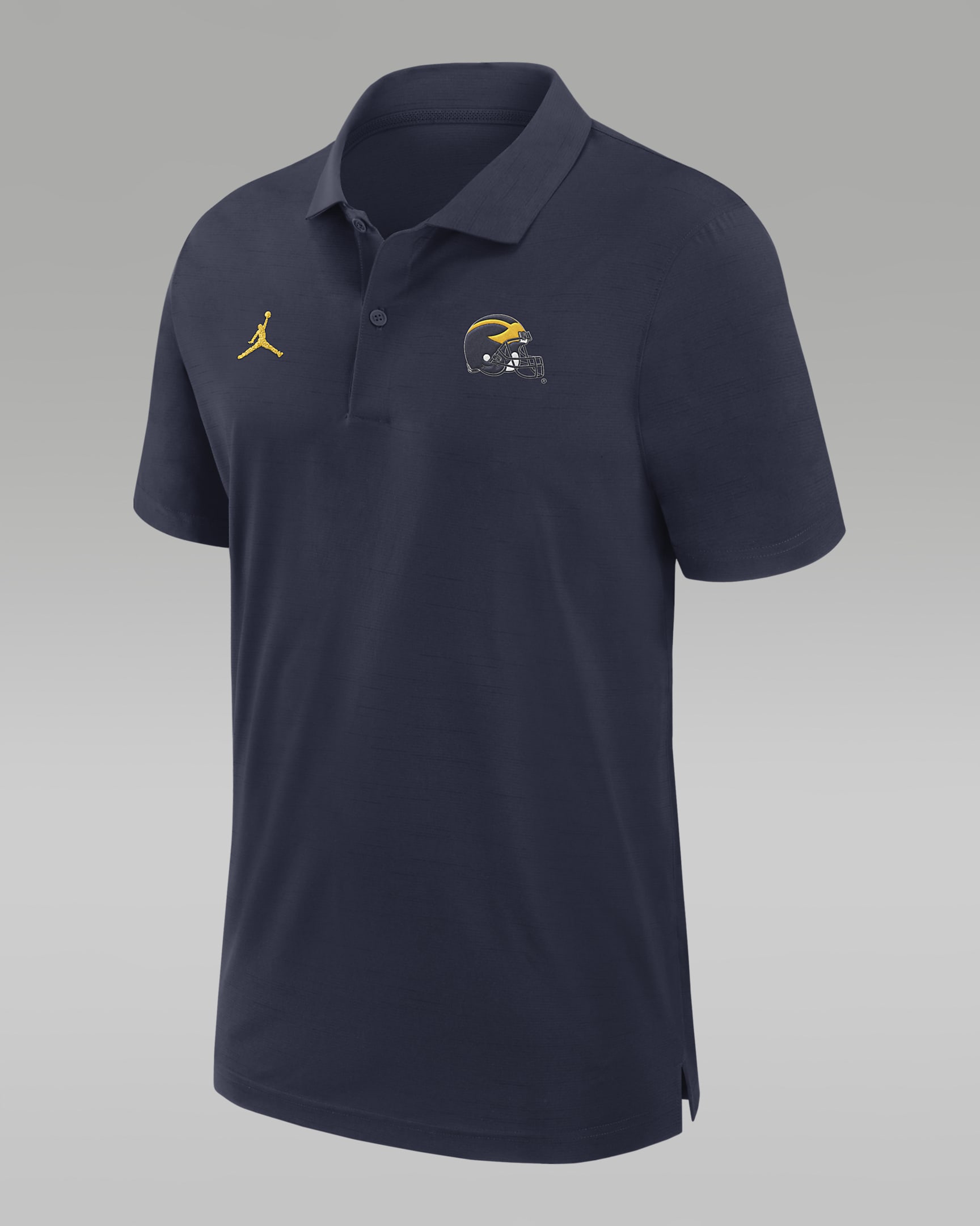 Michigan Wolverines Sideline Men's Jordan Dri-FIT College Polo - Navy