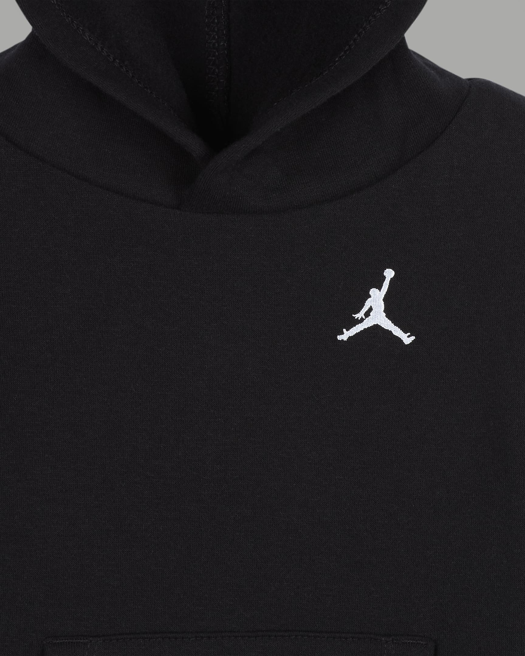 Ensemble deux pièces avec sweat à capuche Jordan MJ Brooklyn Fleece pour bébé (12-24 mois) - Noir