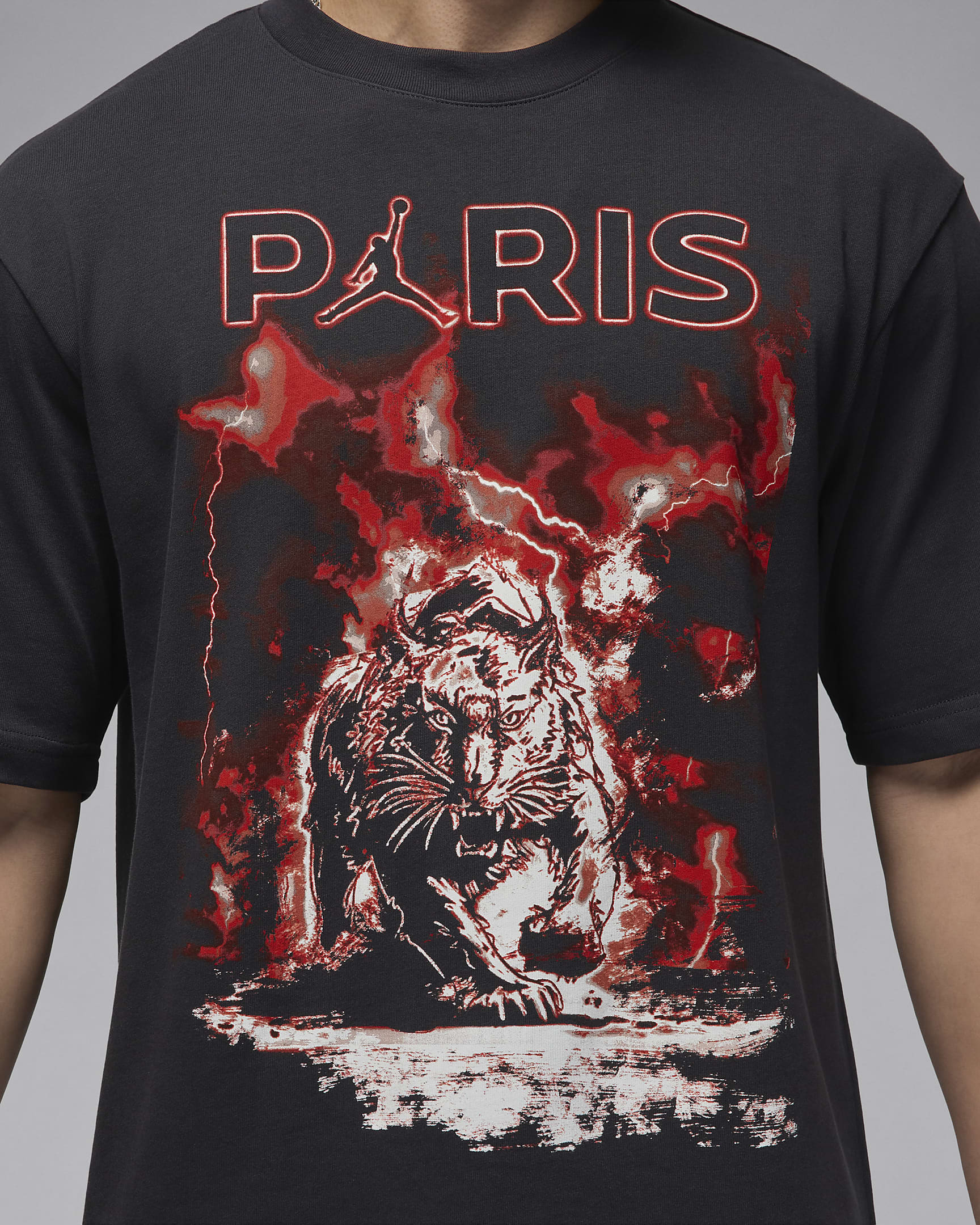 Paris Saint-Germain Men's Graphic T-Shirt - Off-Noir/Sail