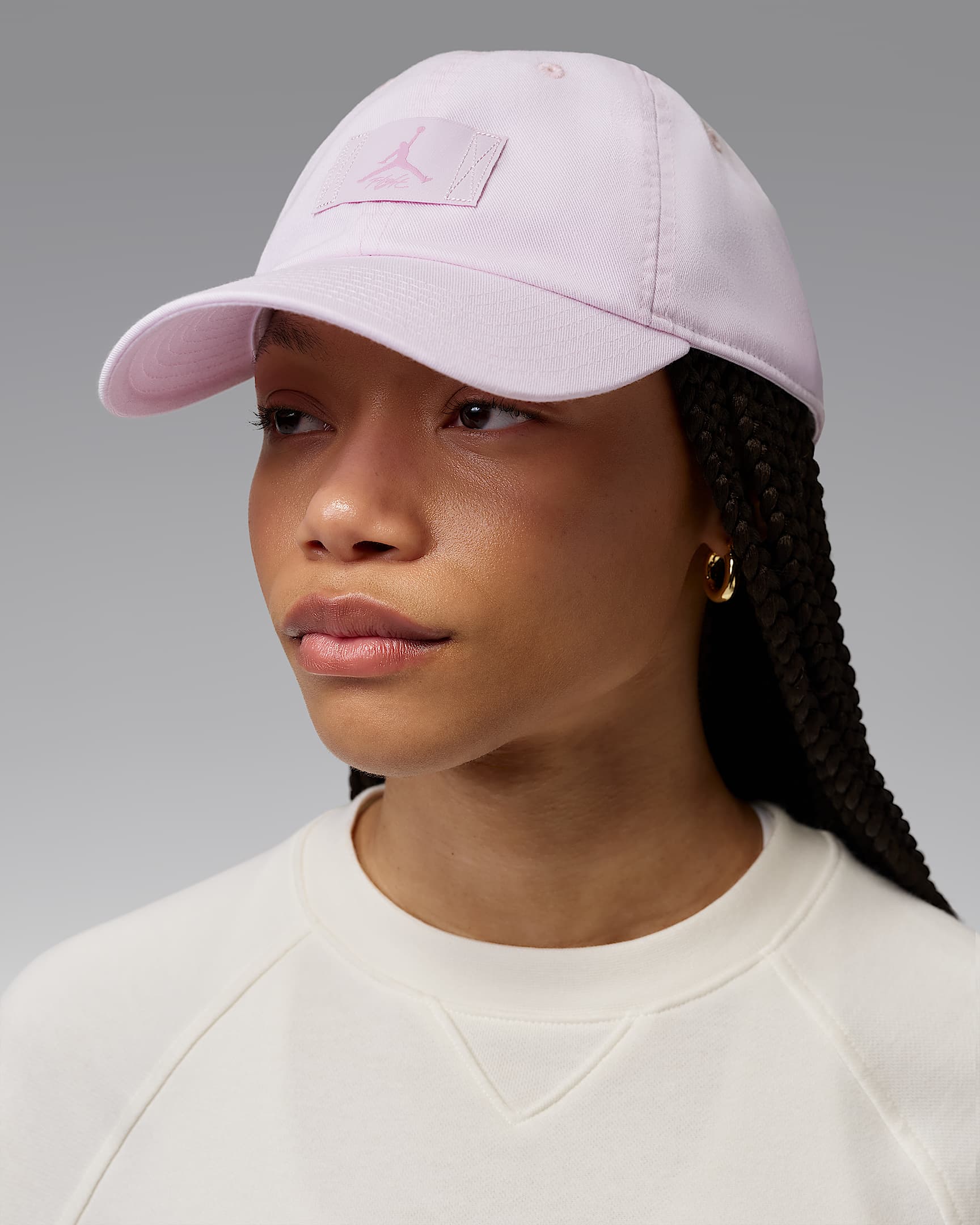 หมวกปรับได้ Jordan Club Cap - Pearl Pink/Iced Carmine