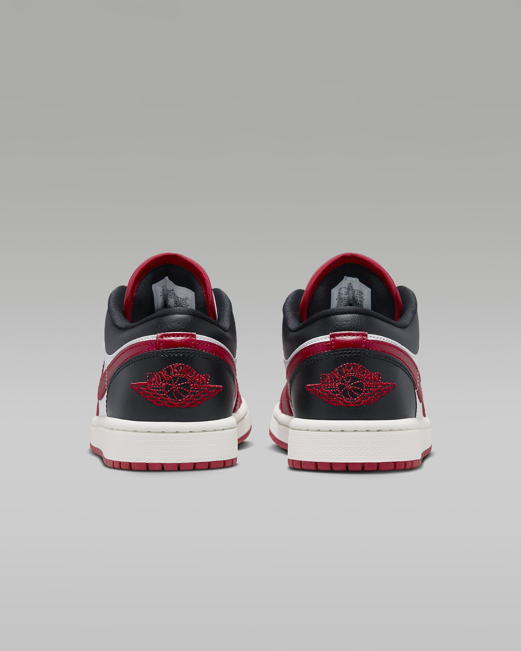 Air Jordan 1 Low Women's Shoes - White/Black/Sail/Gym Red