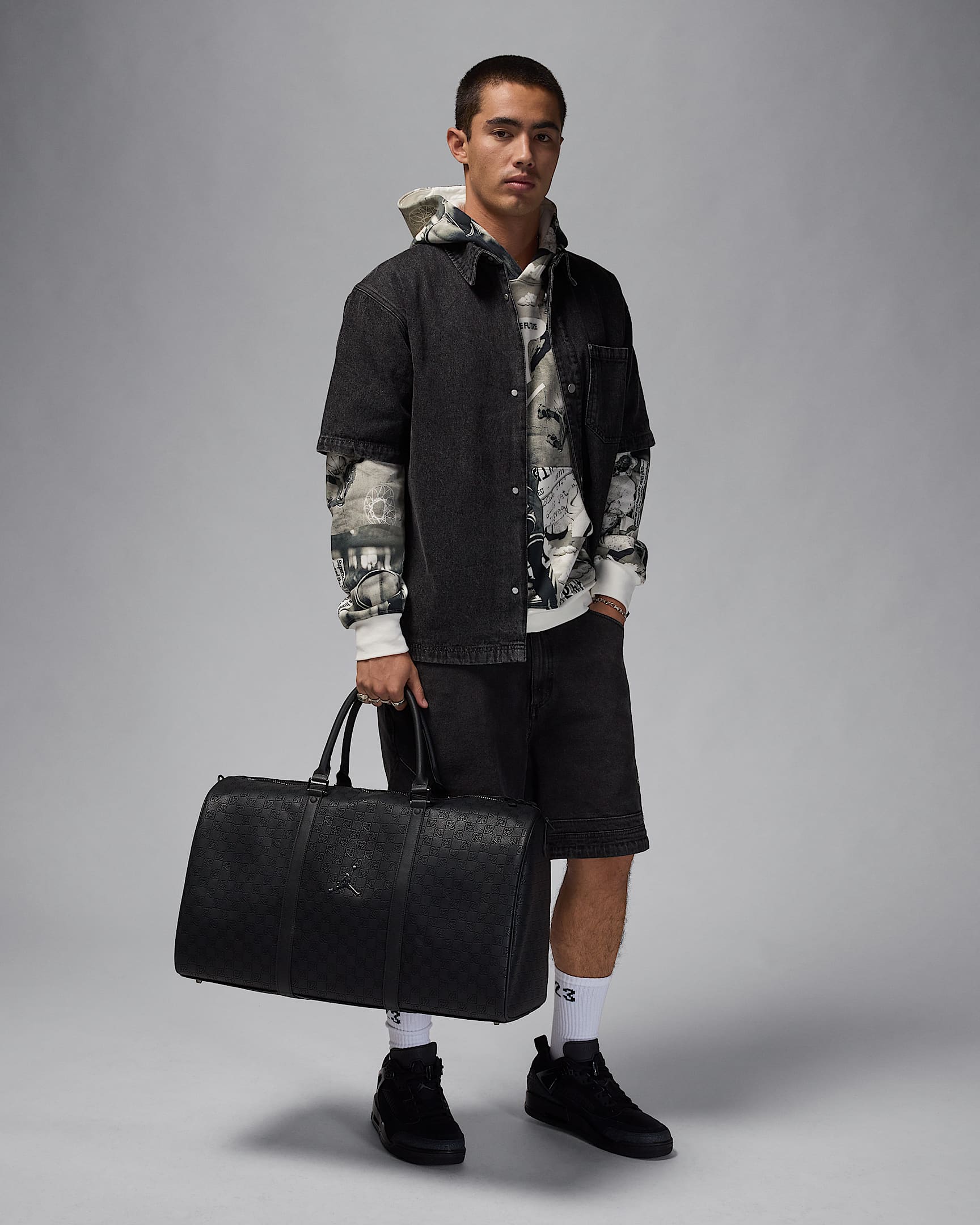 Sportbag Jordan Monogram (40 l) - Svart
