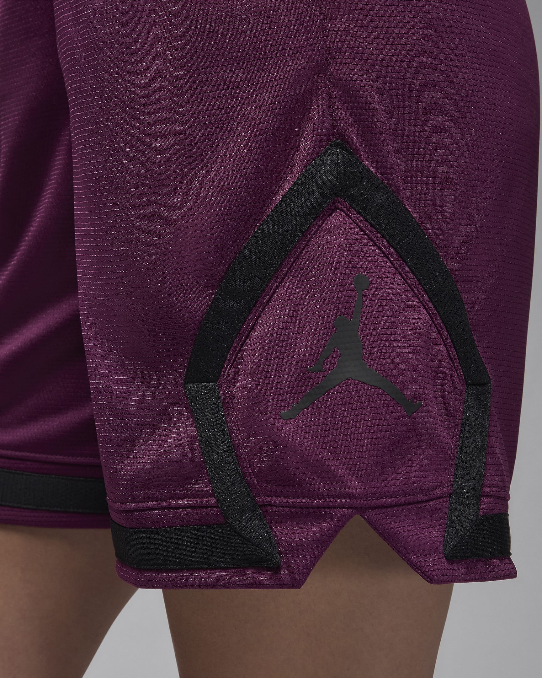 Jordan Sport Women's Diamond Shorts - Bordeaux/Bordeaux/Black/Black