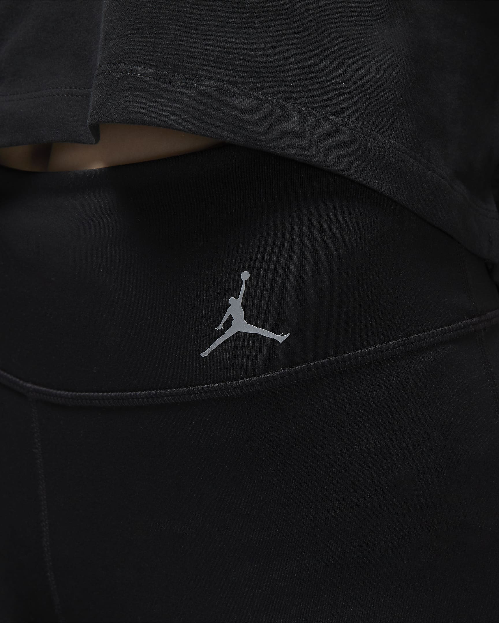 Jordan Sport leggings med logo til dame - Svart/Stealth