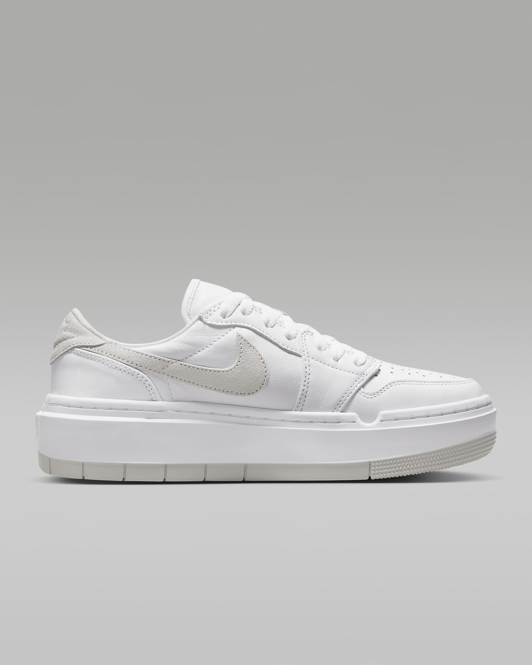 Air Jordan 1 Elevate Low Women's Shoes - White/White/Neutral Grey