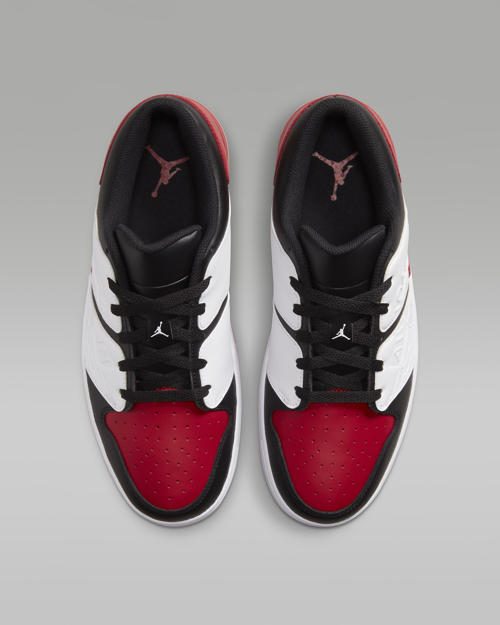 Jordan Nu Retro 1 低筒男鞋 - Varsity Red/白色/黑色