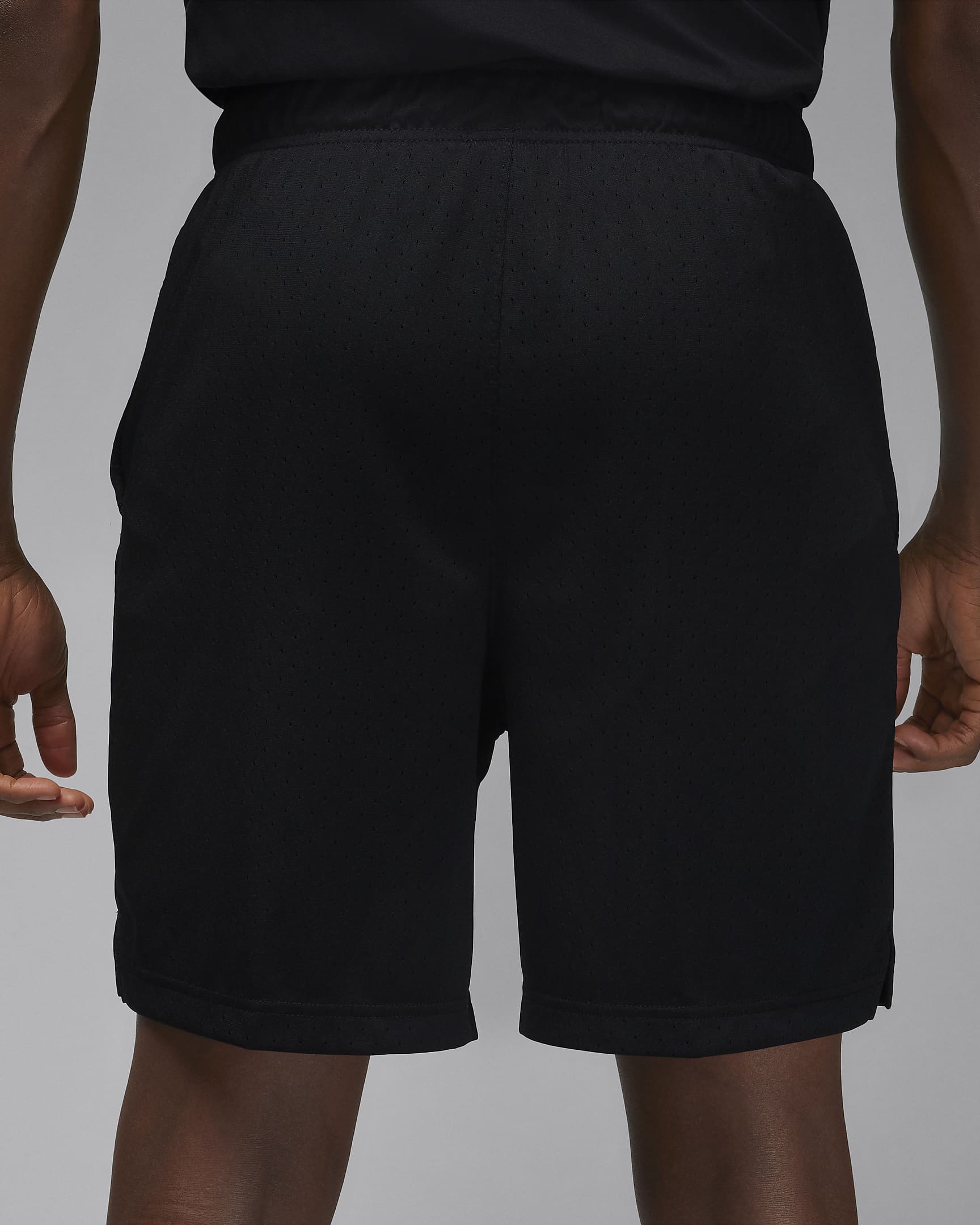 Jordan Sport Dri-FIT Mesh-Shorts für Herren - Schwarz/Weiß