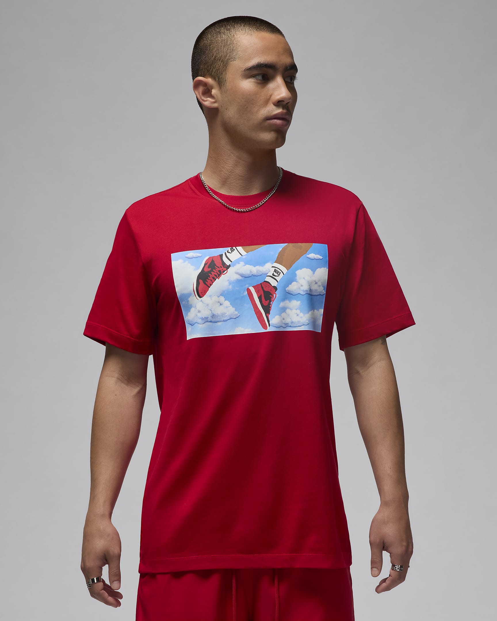 Jordan Flight Essentials Men's T-Shirt - Gym Red/Black