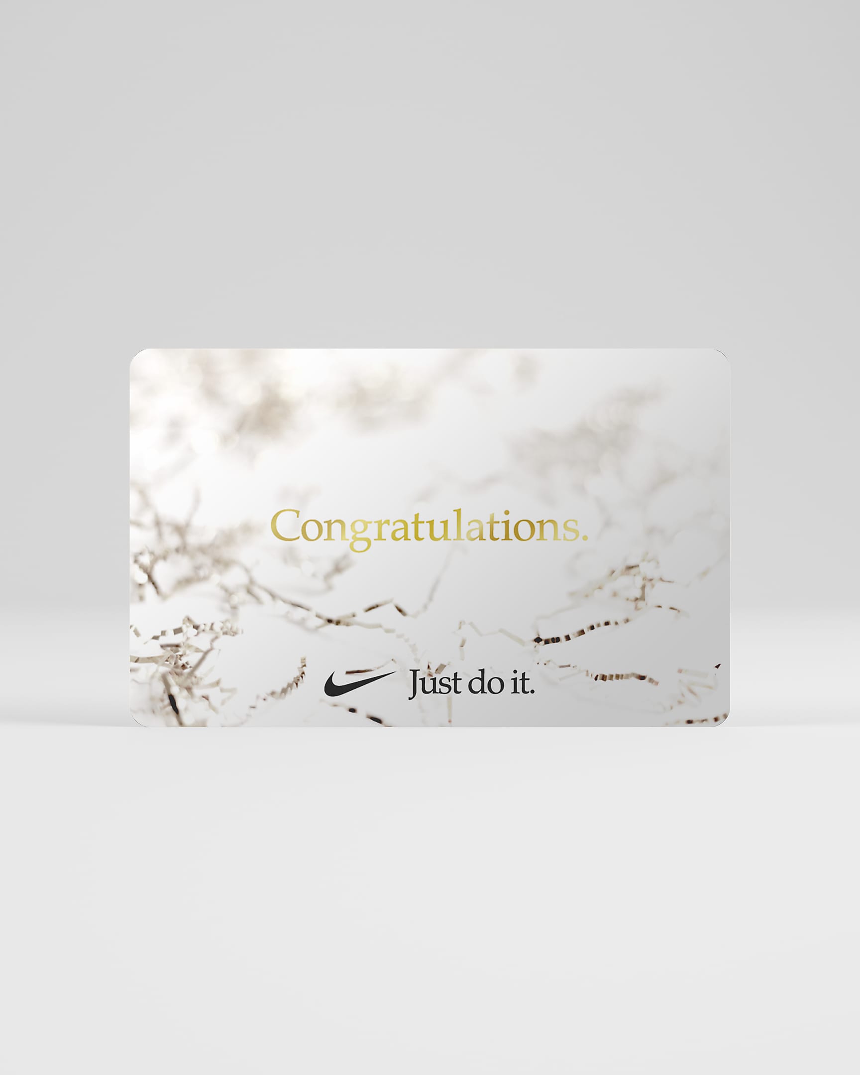 Nike Gift Card Mailed in a Mini Nike Shoebox - White